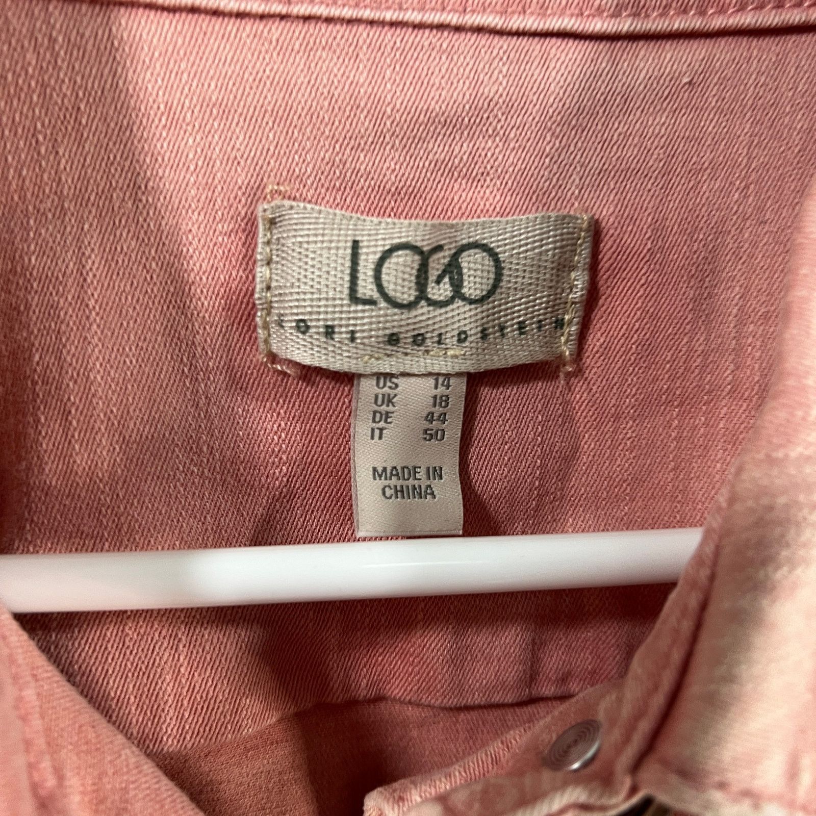 Other LOGO by Lori Goldstein Jeans Jacket Womens Size XL / US 12-14 / IT 48-50 - 3 Thumbnail
