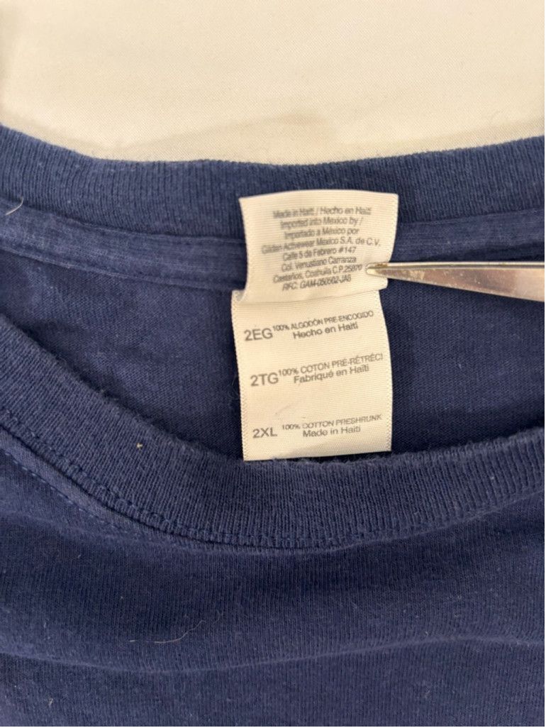 Gildan Men's Gildan T-shirt Size 2XL Blue US Navy Size US XL / EU 56 / 4 - 9 Thumbnail