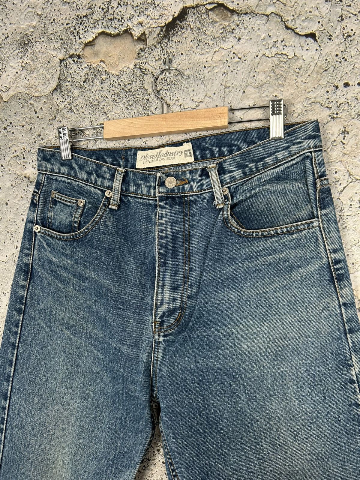 Diesel Vintage Diesel Industry Denim Division 90s Blue Grunge Size US 32 / EU 48 - 3 Thumbnail
