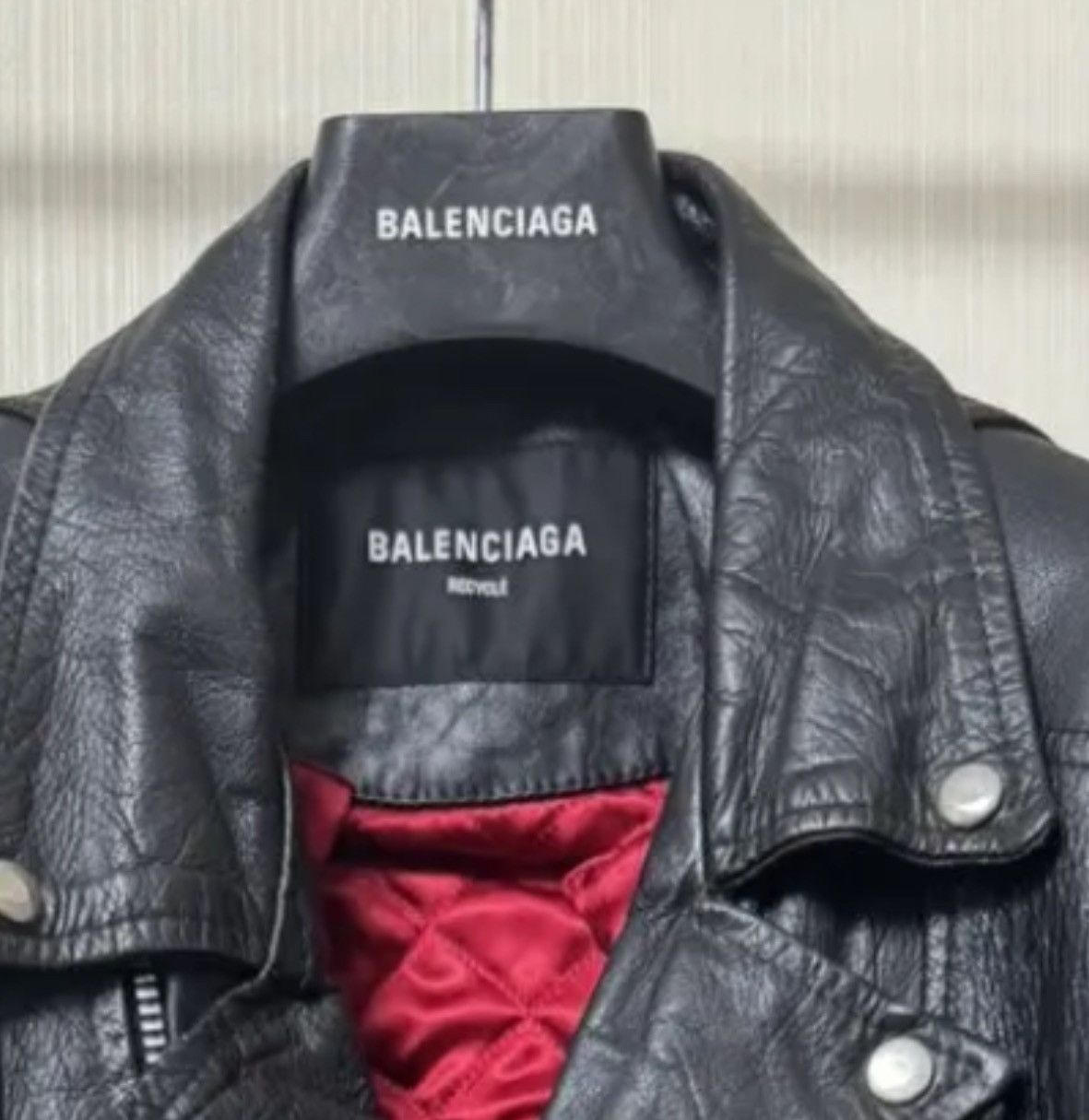 Balenciaga 🔥GRAIL🔥RUNWAY Balenciaga Lost Tape Leather Jacket Size US M / EU 48-50 / 2 - 3 Thumbnail