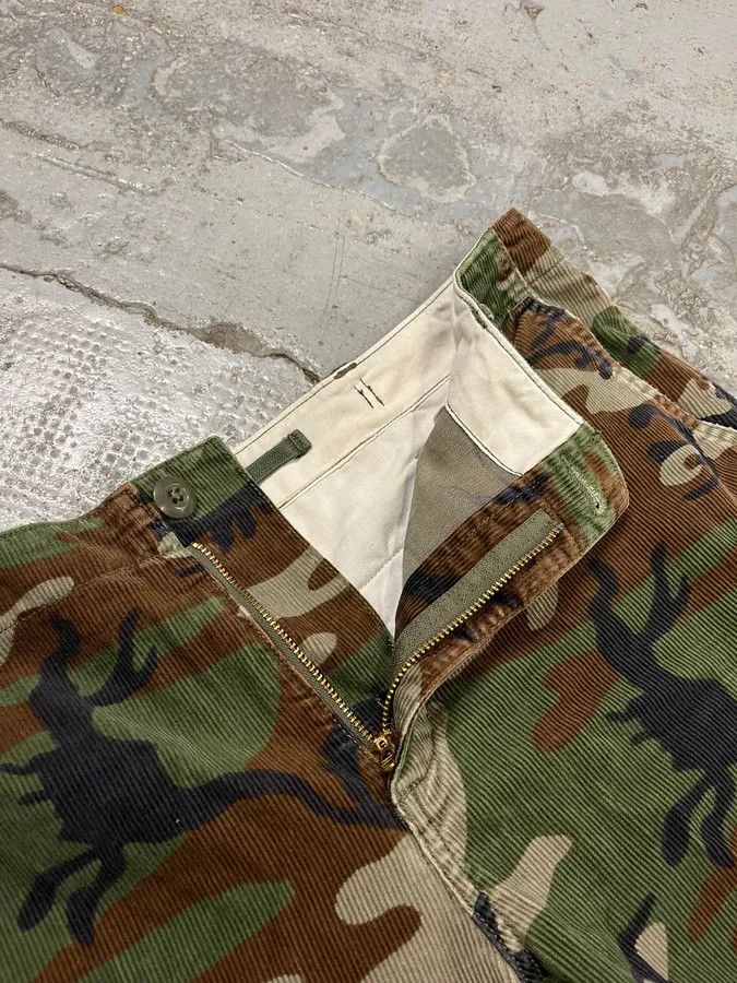 Polo Ralph Lauren Ralph Lauren Denim & Supply Corduroy Camo Cargo Pants Size US 33 - 11 Thumbnail