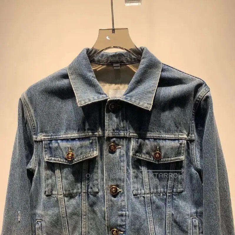 Burberry Blue Denim Men's Jacket.