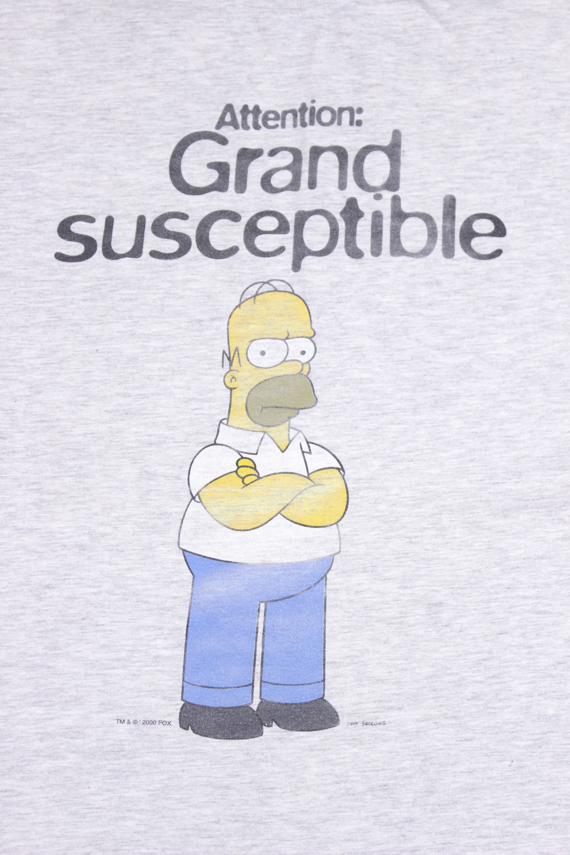 Cartoon Network 2000 Simpsons Homer Big Logo T-Shirt Size US XL / EU 56 / 4 - 3 Thumbnail