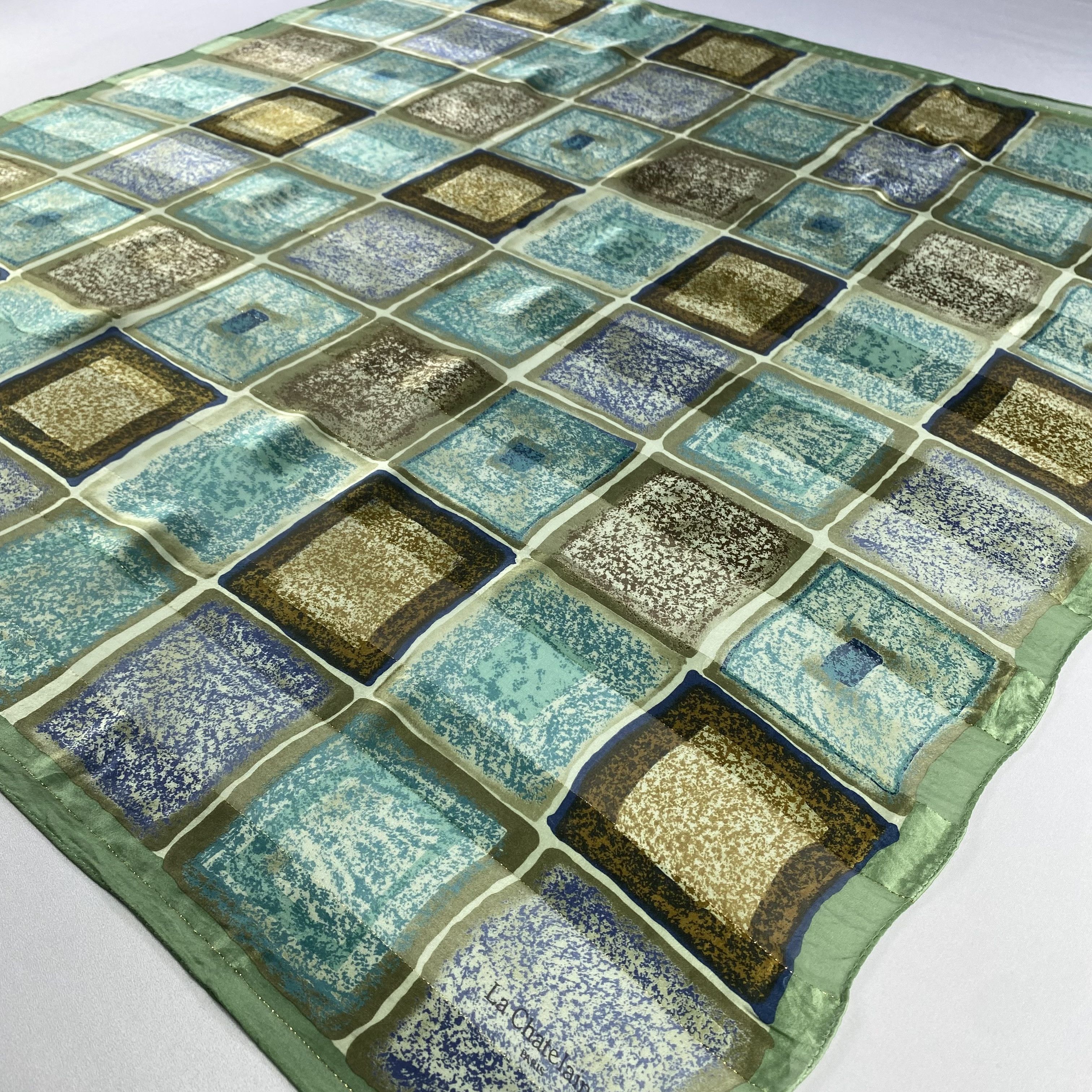 Japanese Brand × Vintage Vintage La Chatelaine Paris Silk Scarf SS032 Size ONE SIZE - 3 Thumbnail