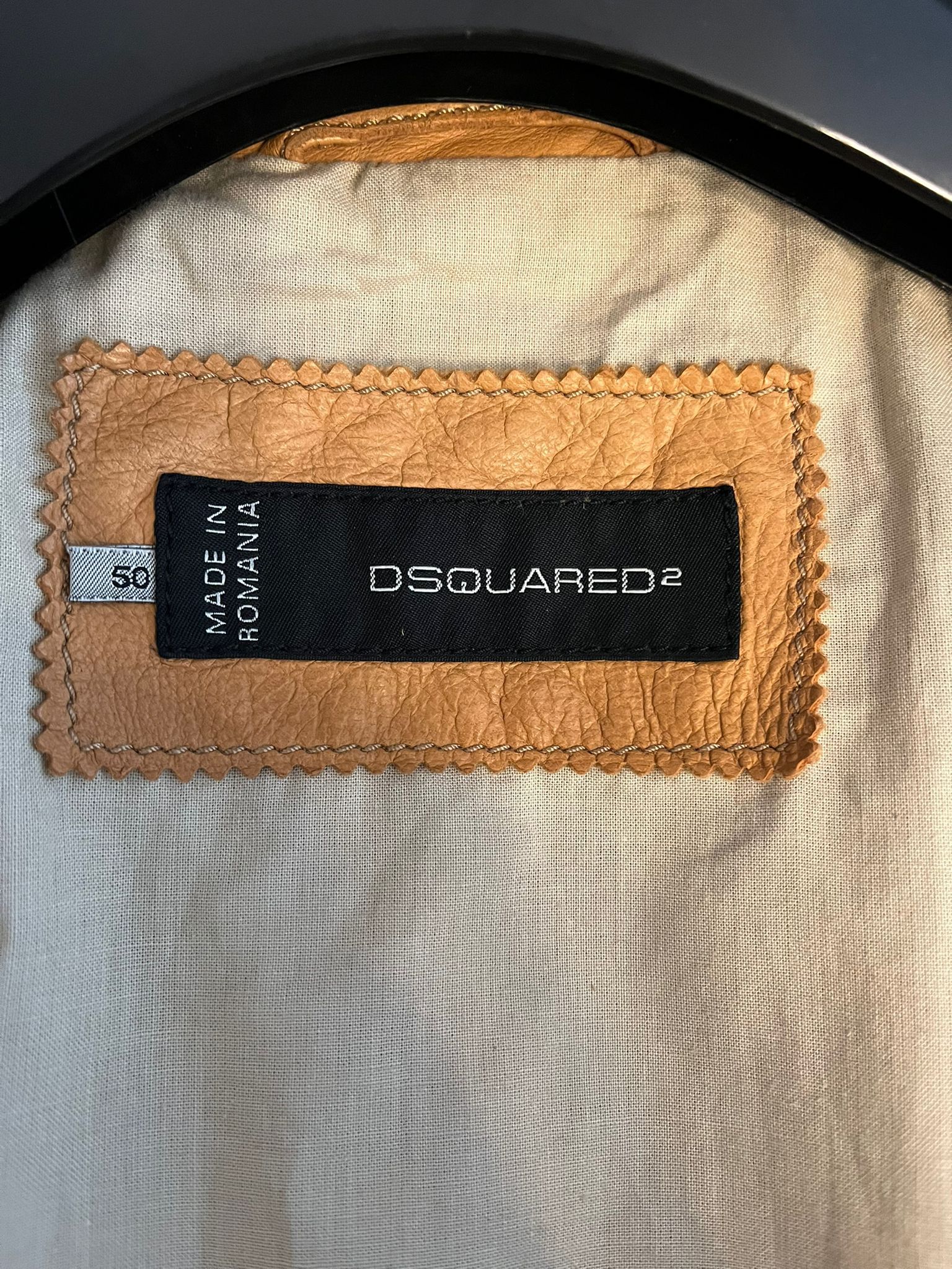 Dsquared2 Leather Jacket Biker-Style Size US M / EU 48-50 / 2 - 7 Thumbnail