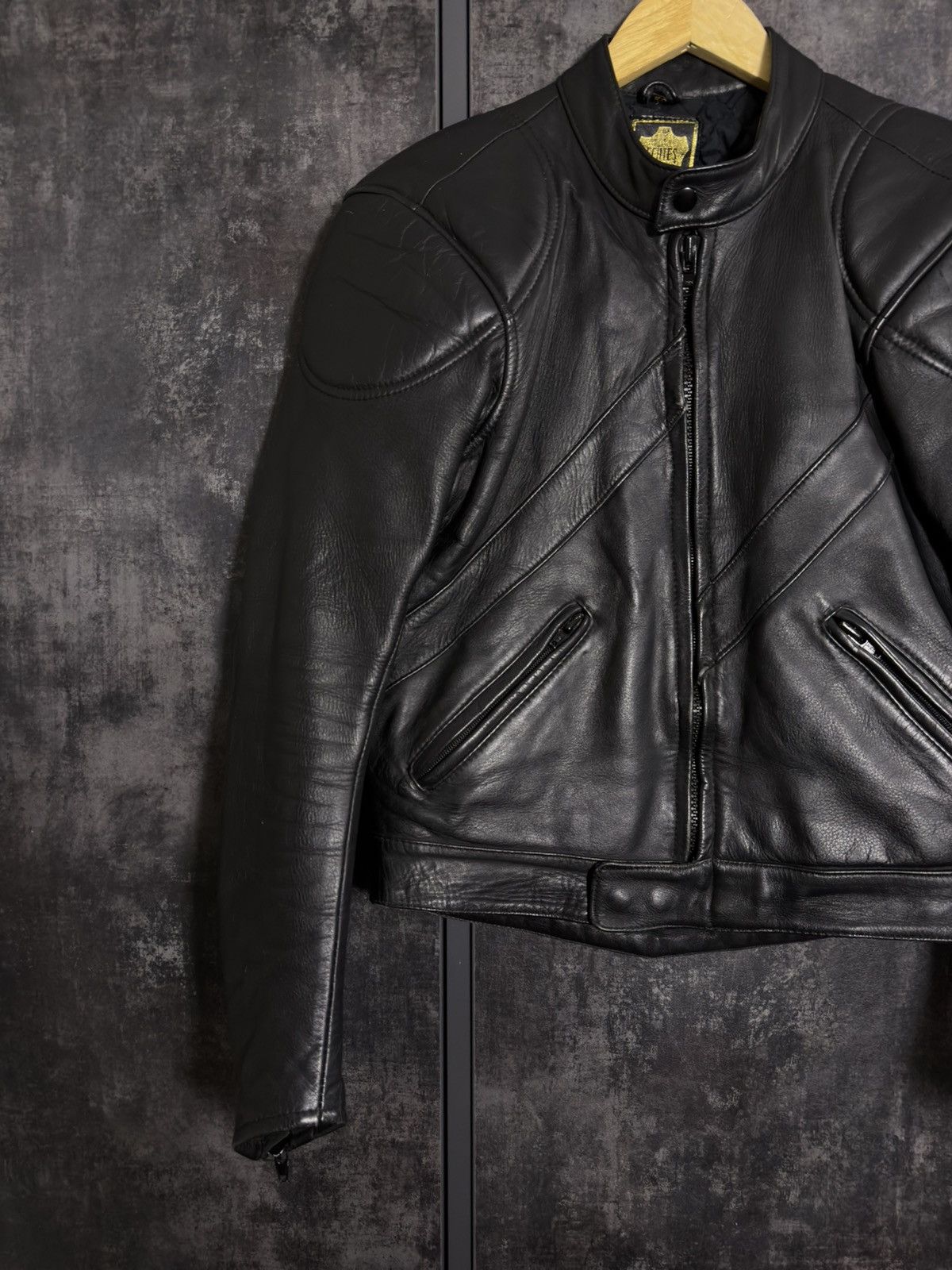 Genuine Leather Vintage Leather Cropped Moto Biker Jacket Avantgarde Opium Size US M / EU 48-50 / 2 - 6 Thumbnail
