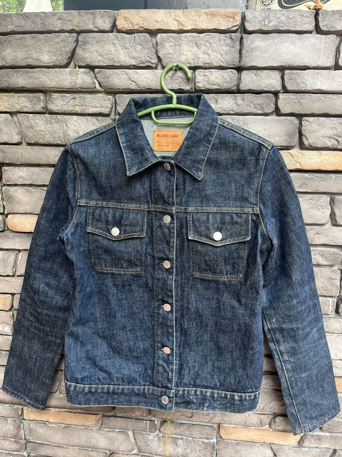 Helmut Lang Archive Helmut Lang 1998 'Oversleeve” Denim Trucker