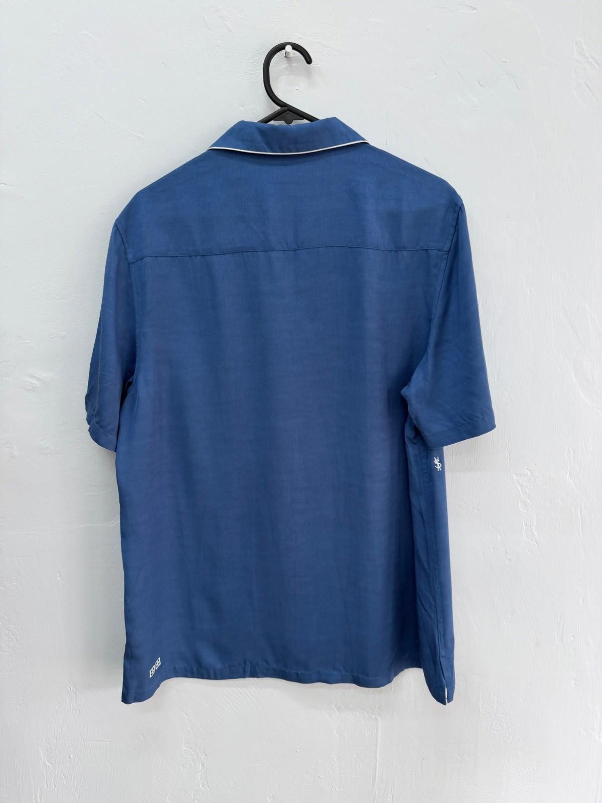 Ksubi new ksubi medium m short sleeve resort shirt downtown blue Size US M / EU 48-50 / 2 - 4 Thumbnail