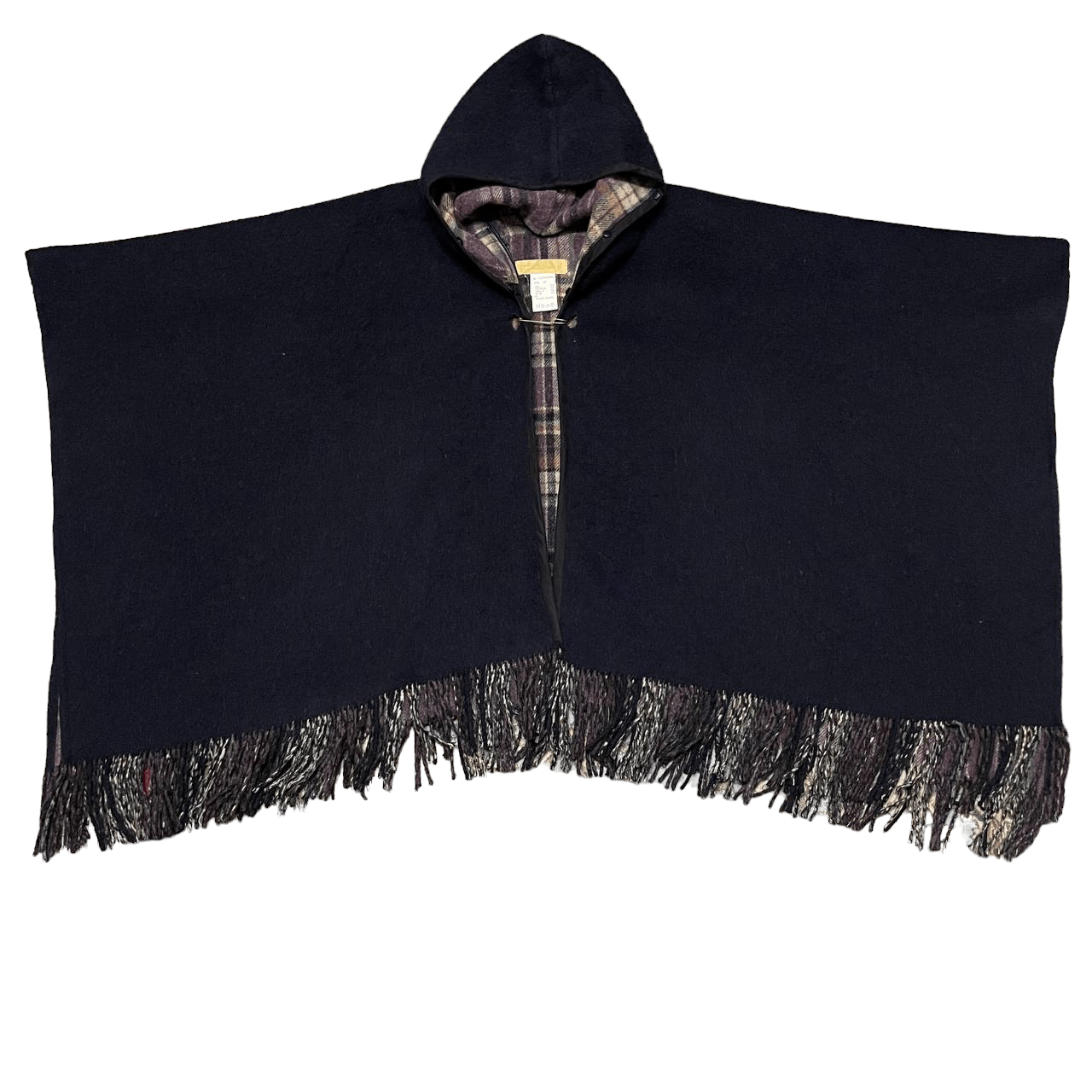 Japanese Brand Vintage Dendrobium Wool Cape with No Fur Size US M / EU 48-50 / 2 - 1 Thumbnail