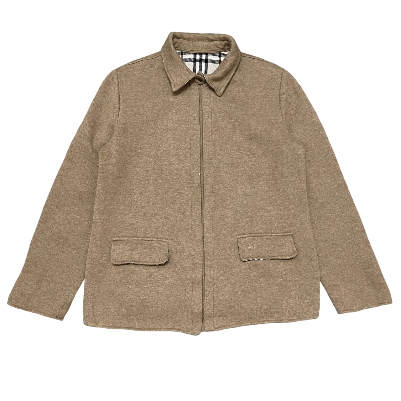 Burberry Vintage Burberry London Red Label Wool NovaCheck Coat Size US M / EU 48-50 / 2 - 2 Thumbnail