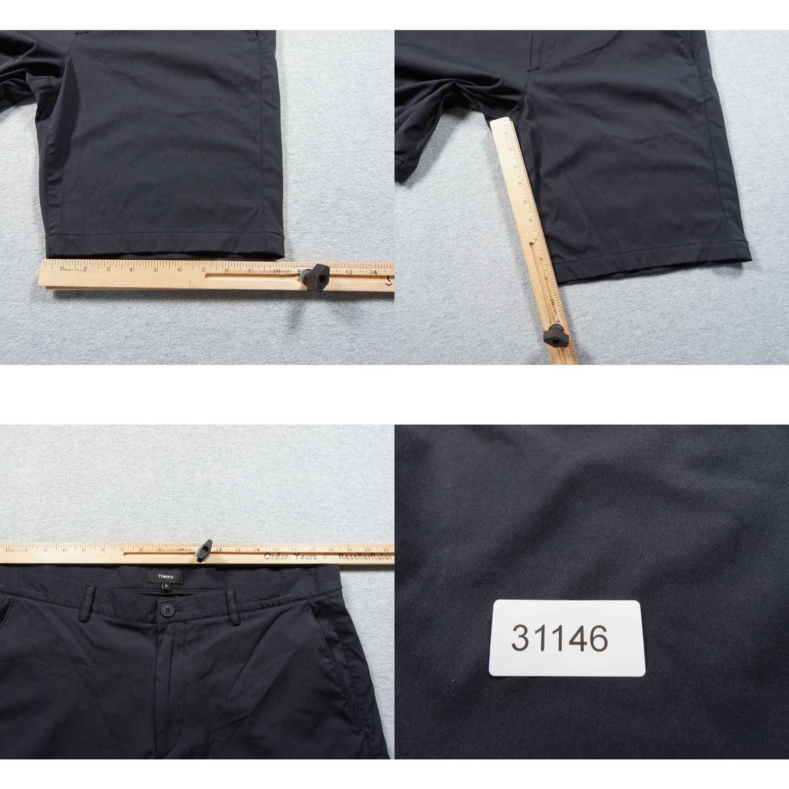 Theory Theory Shorts Mens 36 Blue Chino 9" Flat Front Stretch Adult Preppy Casual Shirts Mens? Size US 36 / EU 52 - 8 Thumbnail