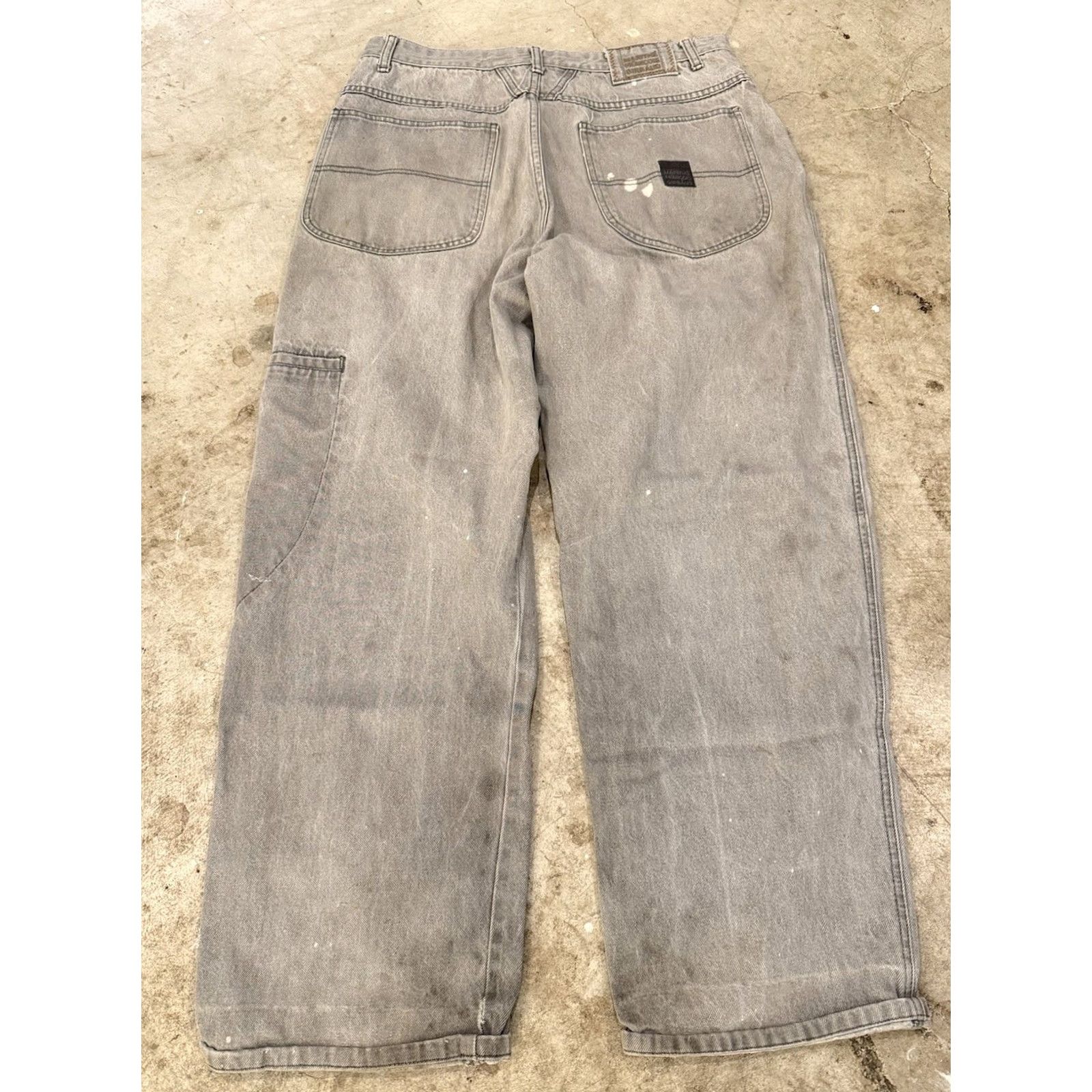 Vintage VINTAGE Girbaud Jeans Men 36x29 Cargo Pocket Denim 90s Hip Hop Baggy Straight Increase X Fit Carpenter Distressed No Size US 36 / EU 52 - 2 Thumbnail