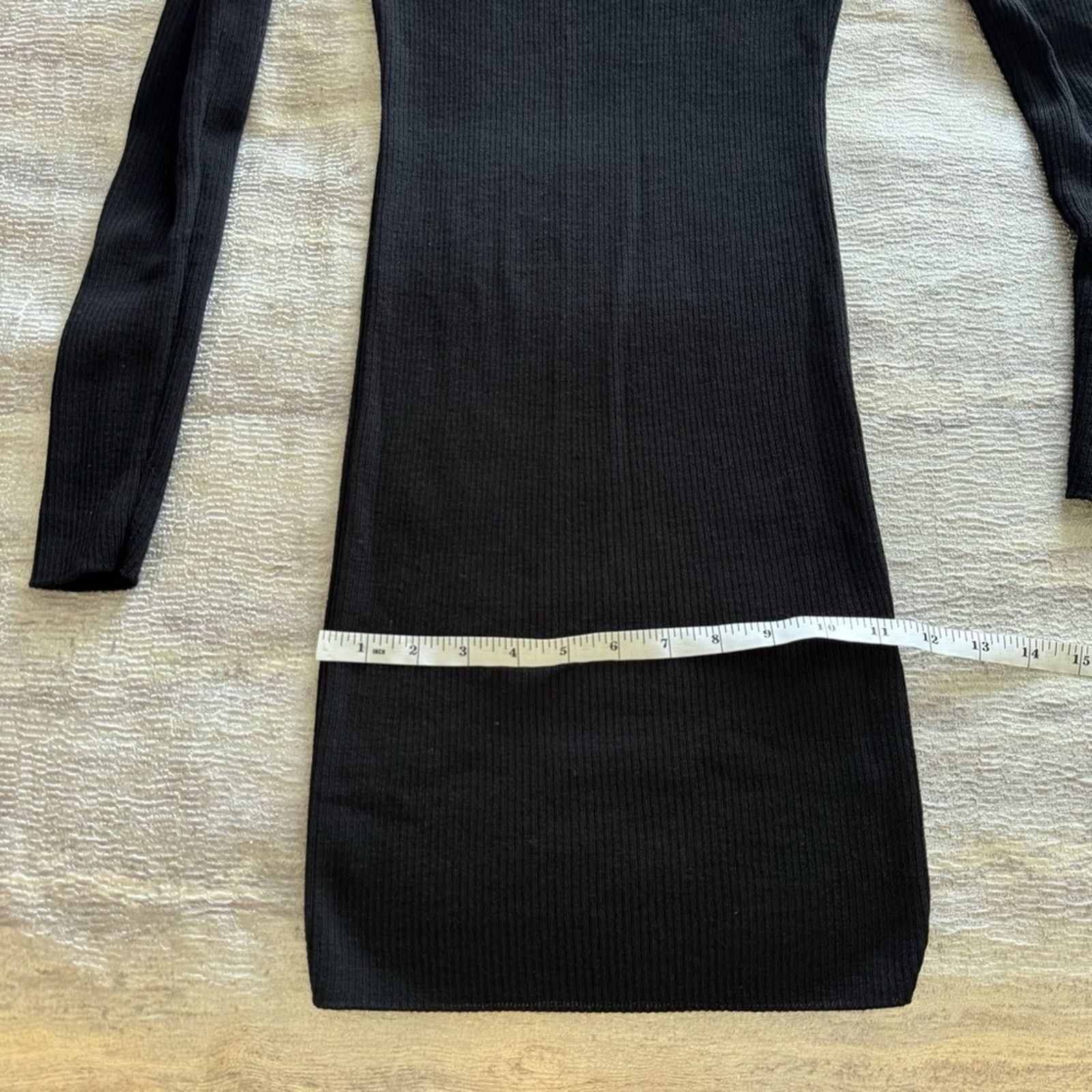 The Kooples New! The Kooples Black Wool Long Sleeve Dress, Size 1 Size S / US 4 / IT 40 - 14 Thumbnail