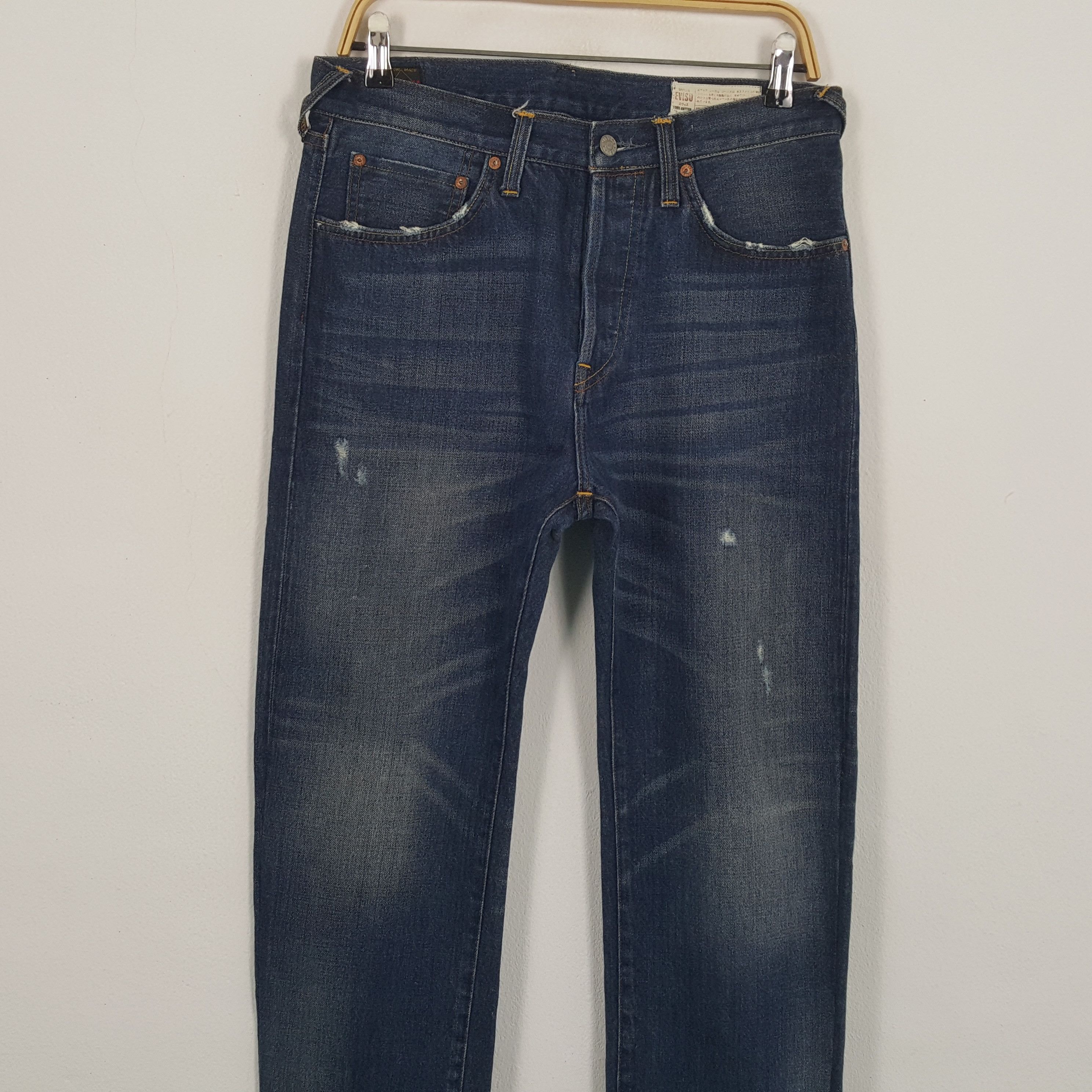 Evisu × Japanese Brand × Vintage Vintage EVISU Japanese Brand Daicock Custom Style Jeans Size US 31 - 5 Thumbnail