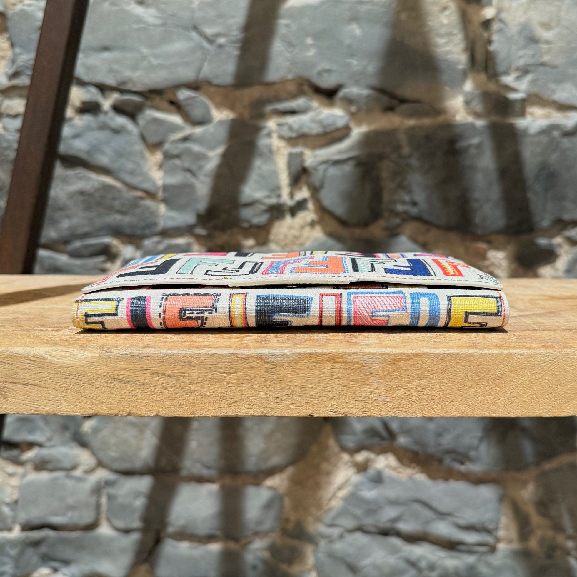 Fendi Fendi Spalmati Zucca FF Multicolour Long Wallet Size ONE SIZE - 6 Thumbnail