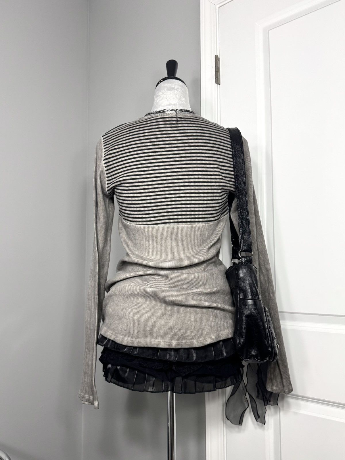 Other Vintage Western Grunge Striped Rhinestone Longsleeve Top Size M / US 6-8 / IT 42-44 - 8 Thumbnail
