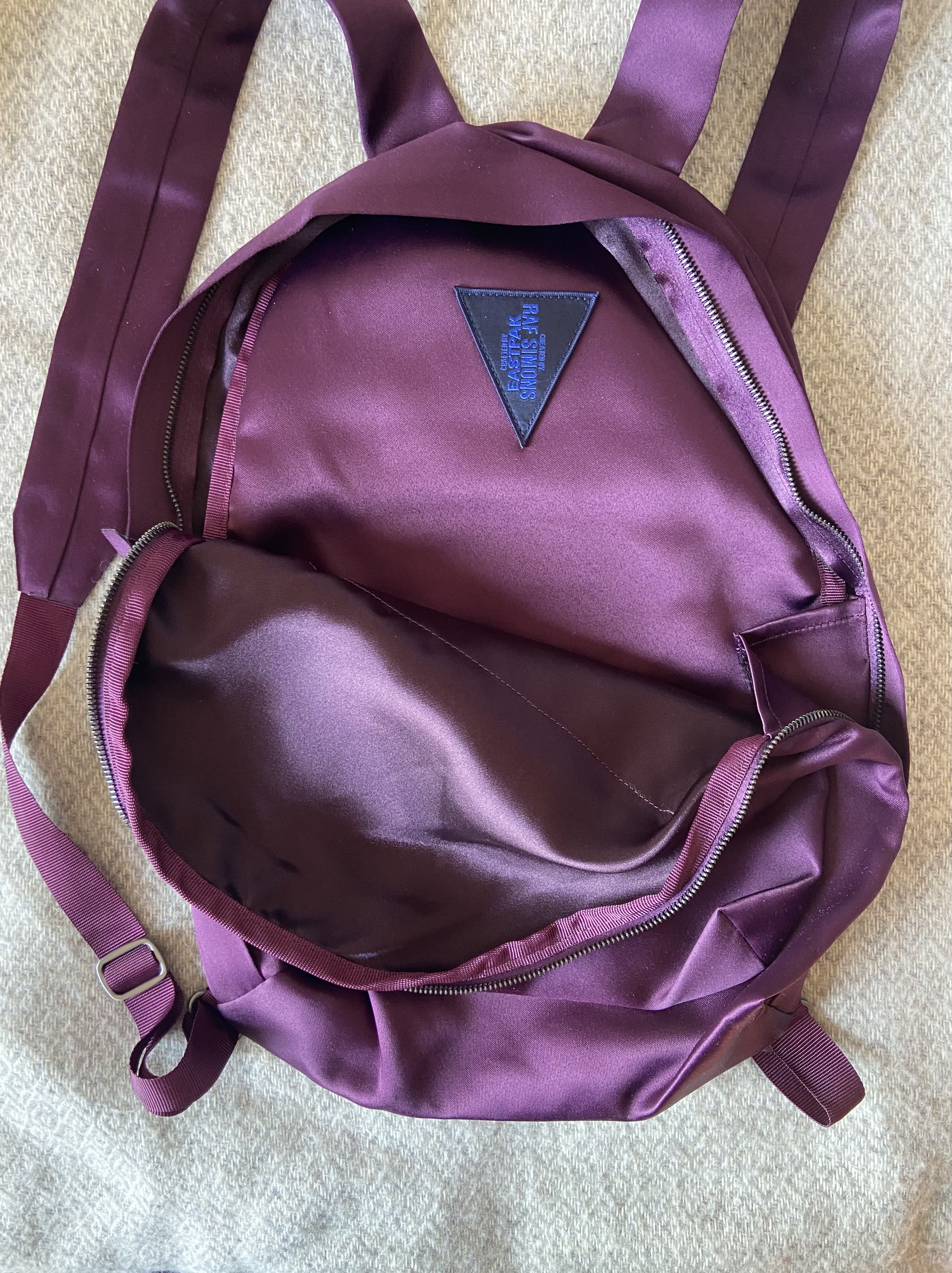 Eastpak Raf Simons x Eastpack burgundy backpack Size ONE SIZE - 3 Thumbnail