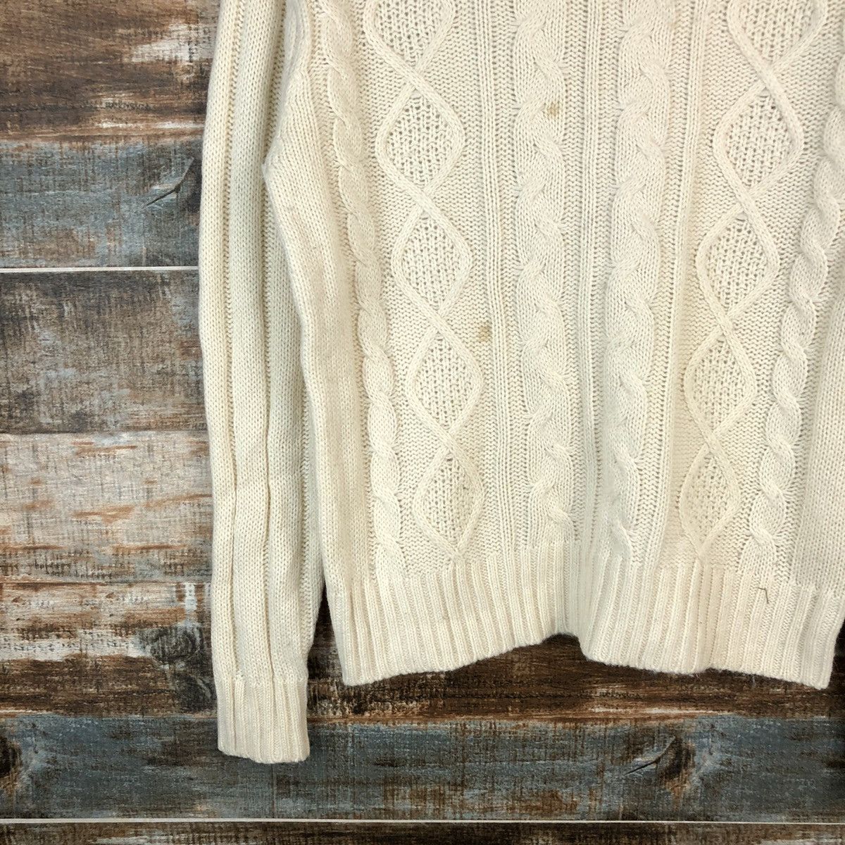 Vintage Wooders Doll White vintage Knitwear #A1623 Size M / US 6-8 / IT 42-44 - 7 Thumbnail