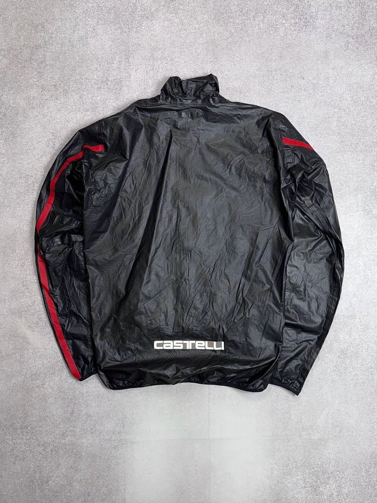 Vintage Castelli Nylon Cycling Reflective Black Jacket XL Size US XL / EU 56 / 4 - 5 Thumbnail
