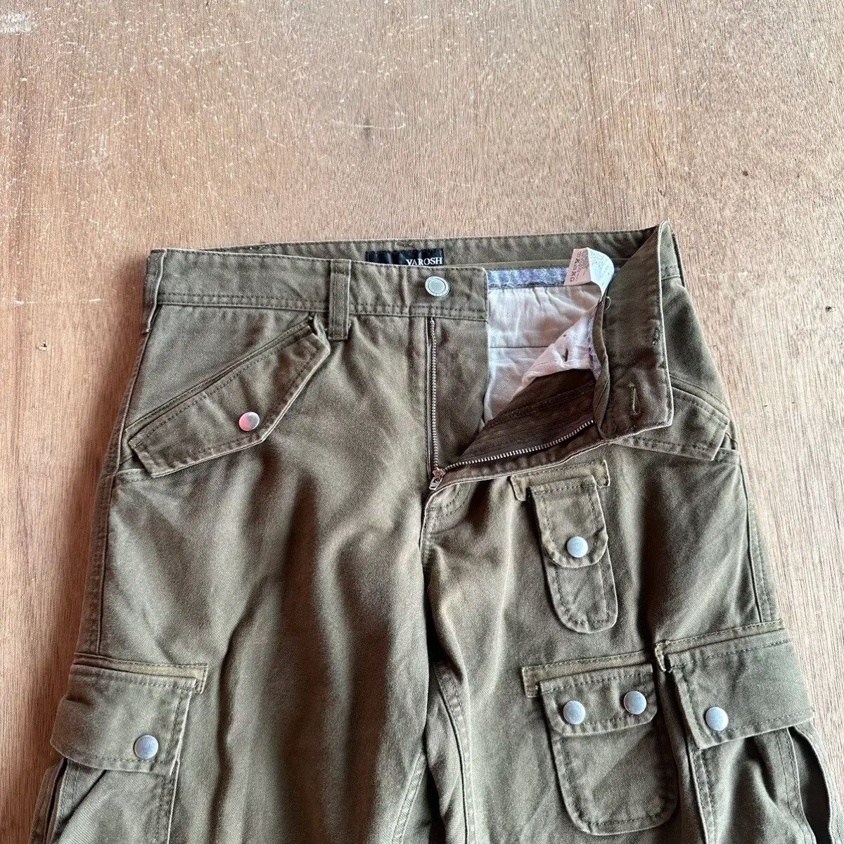 Hysteric Glamour RARE💥FLARE/BOOTCUT VAROSH JAPAN PARACHUTE MULTIPOCKET PANTS Size US 30 / EU 46 - 7 Thumbnail