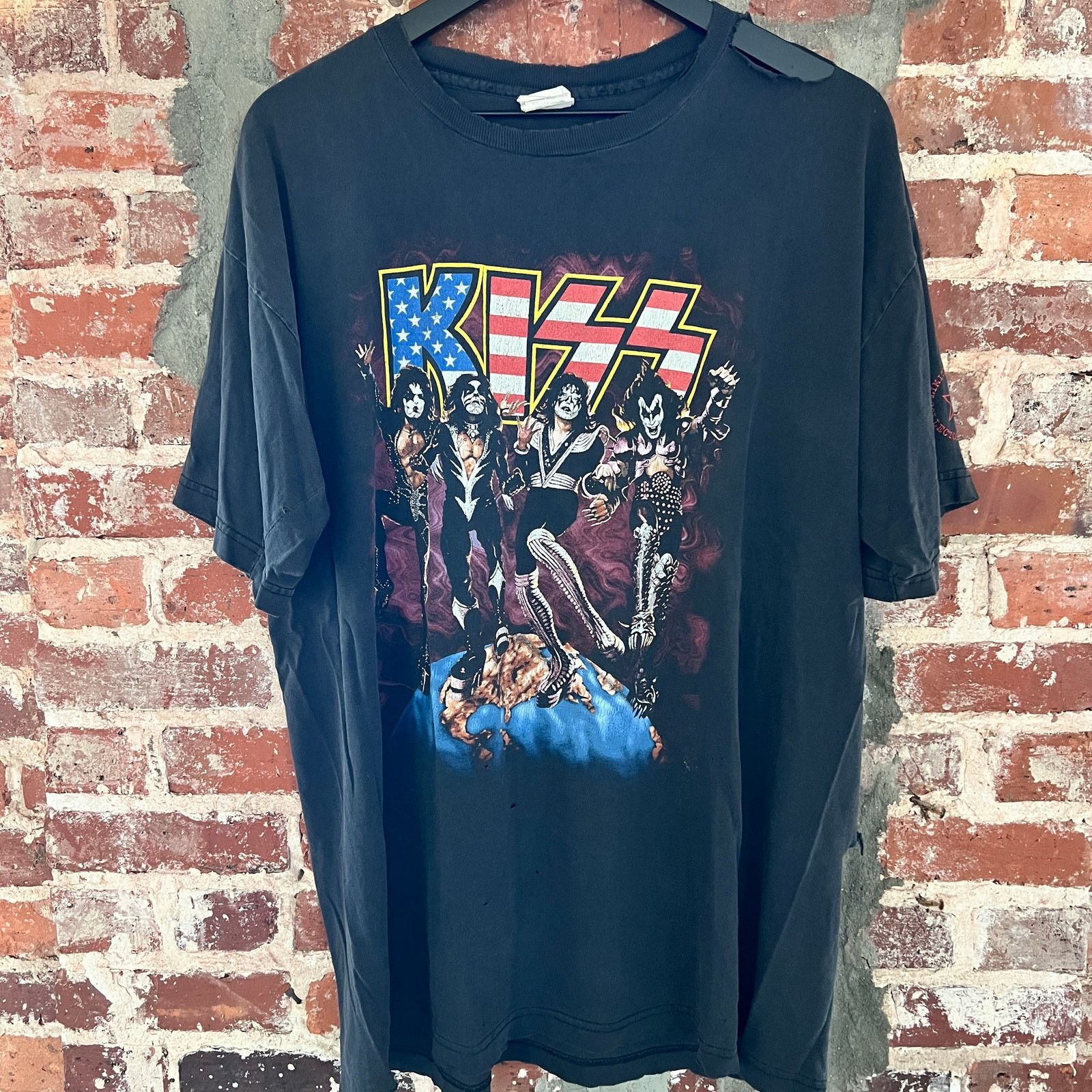KISS VTG 90s KISS Band Men's T Shirt Cronies XL thrash fader Size US XL / EU 56 / 4 - 2 Thumbnail