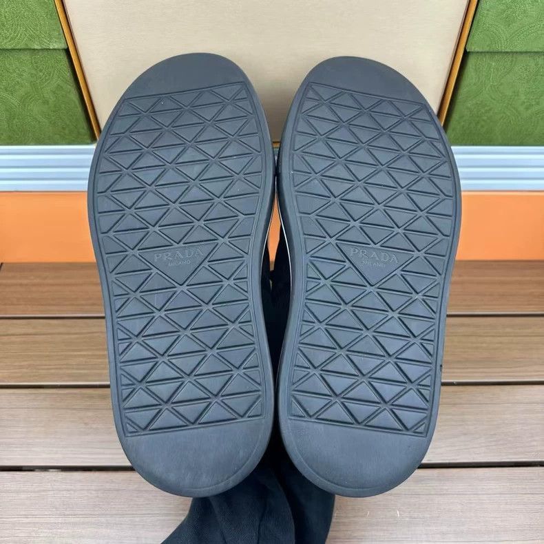 Prada Prada Casual Shoes Black Triangular Logo-2506 Size US 8.5 / EU 41-42 - 8 Thumbnail
