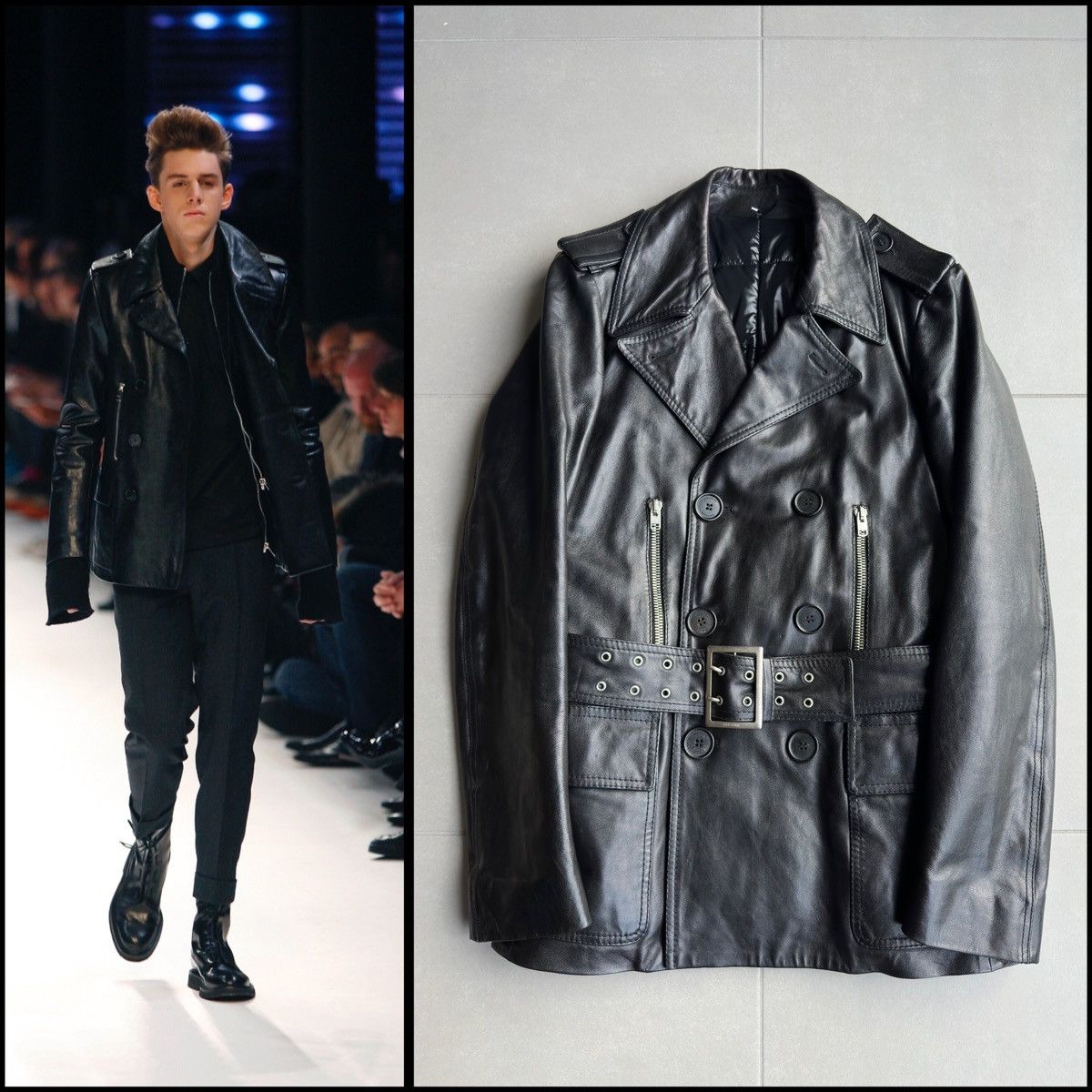 Dior × Hedi Slimane Dior Homme AW07 “navigate” double