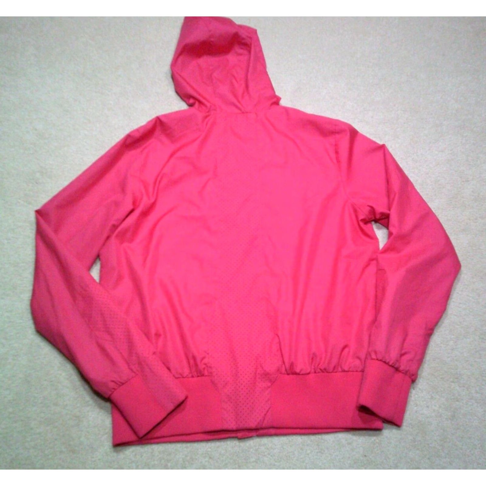 Puma PUMA Full Zip Jacket Womens XL Pink Hooded Sports Athletic Regular Size XL / US 12-14 / IT 48-50 - 2 Thumbnail