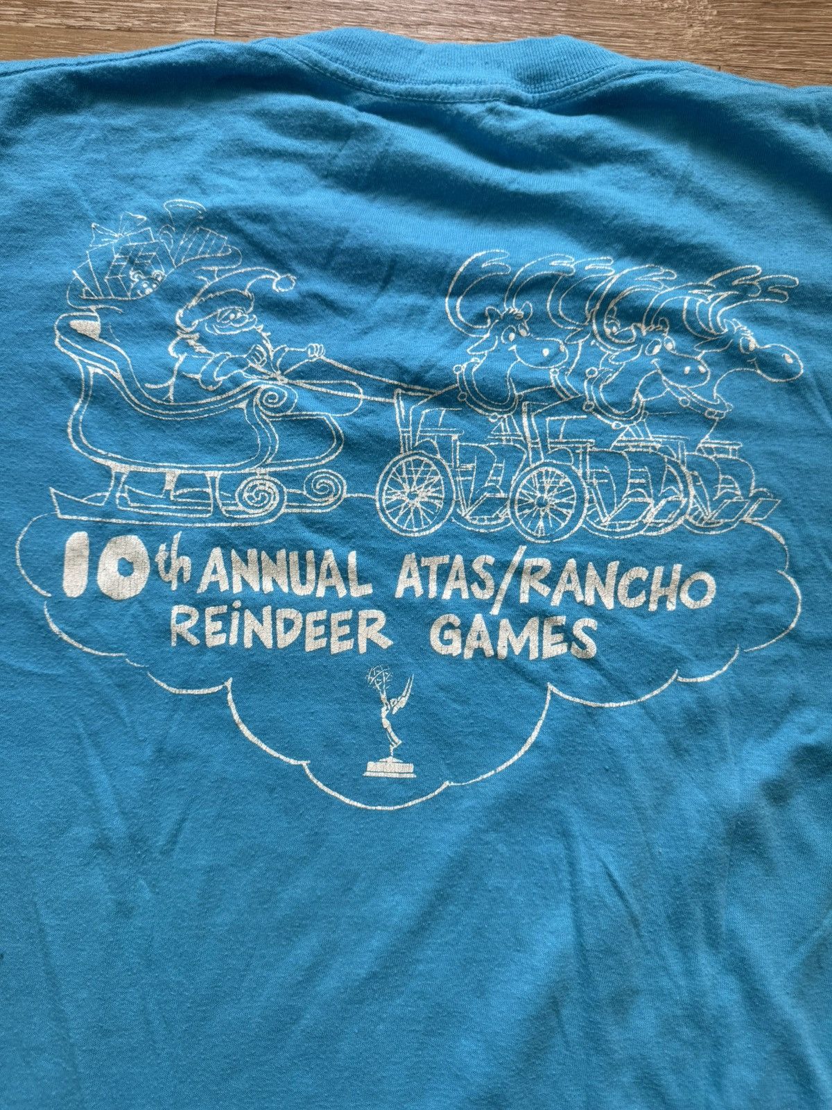 Other Parody Handicapped Wheelchair Reindeer Vintage T-Shirt Size US M / EU 48-50 / 2 - 22 Thumbnail