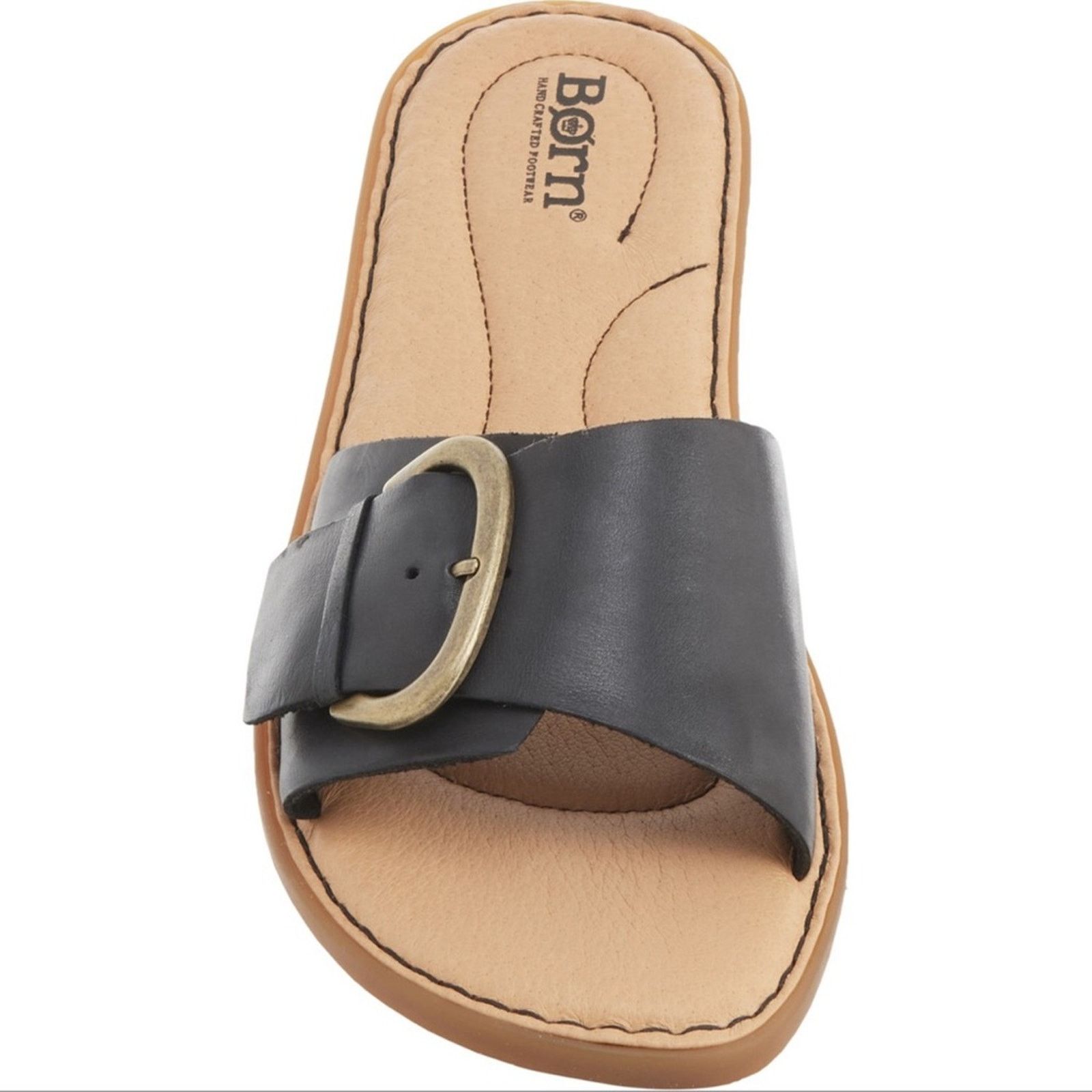 Born 🎉LAST PIECE🎉Born Miarra Big Buckle Slide Sandals - Leather Size US 10 / IT 40 - 4 Thumbnail