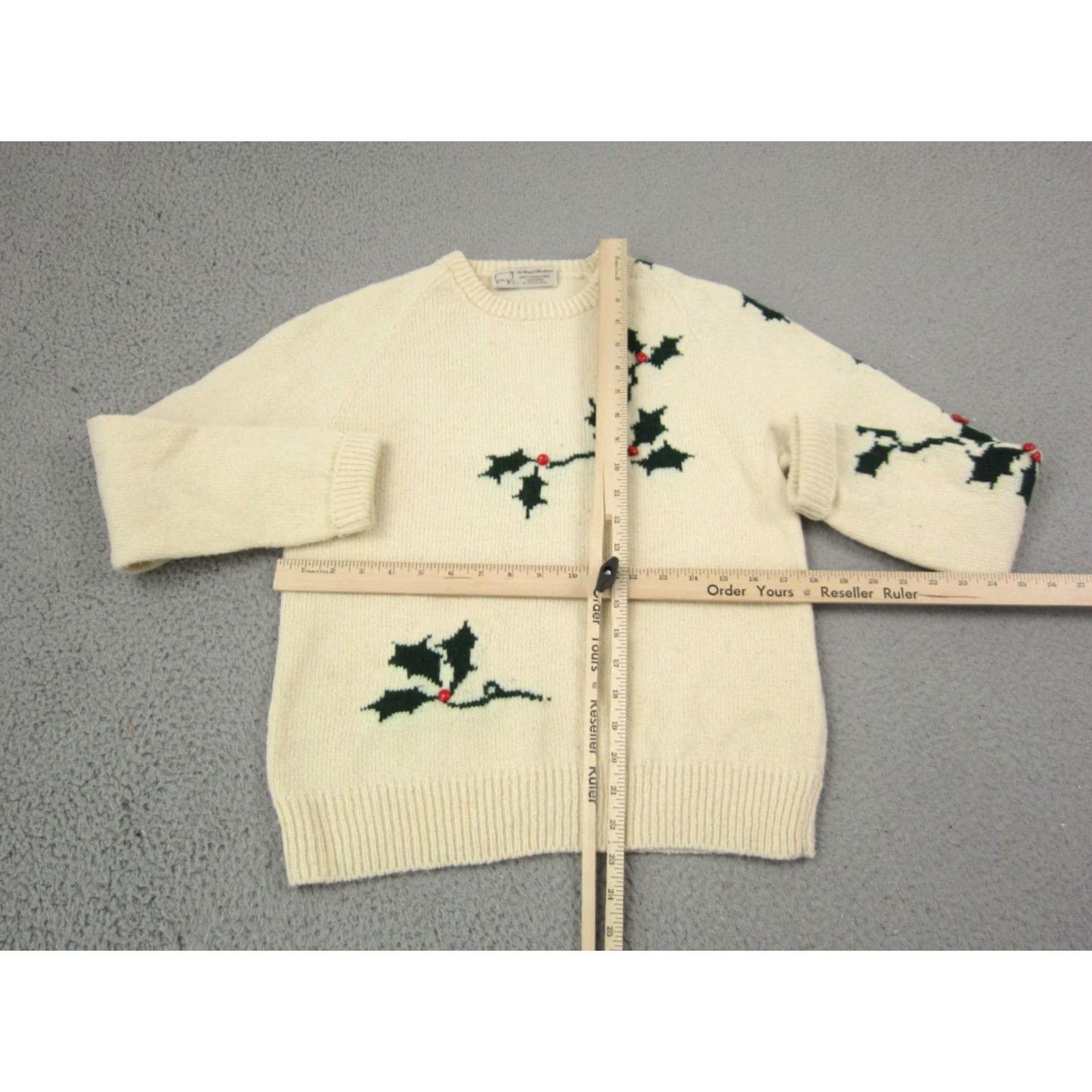 Vintage VINTAGE St Marys Woolens Sweater Womens 34 Creme Wool Handloomed 80s Size XXS / US 00 / IT 34 - 7 Thumbnail
