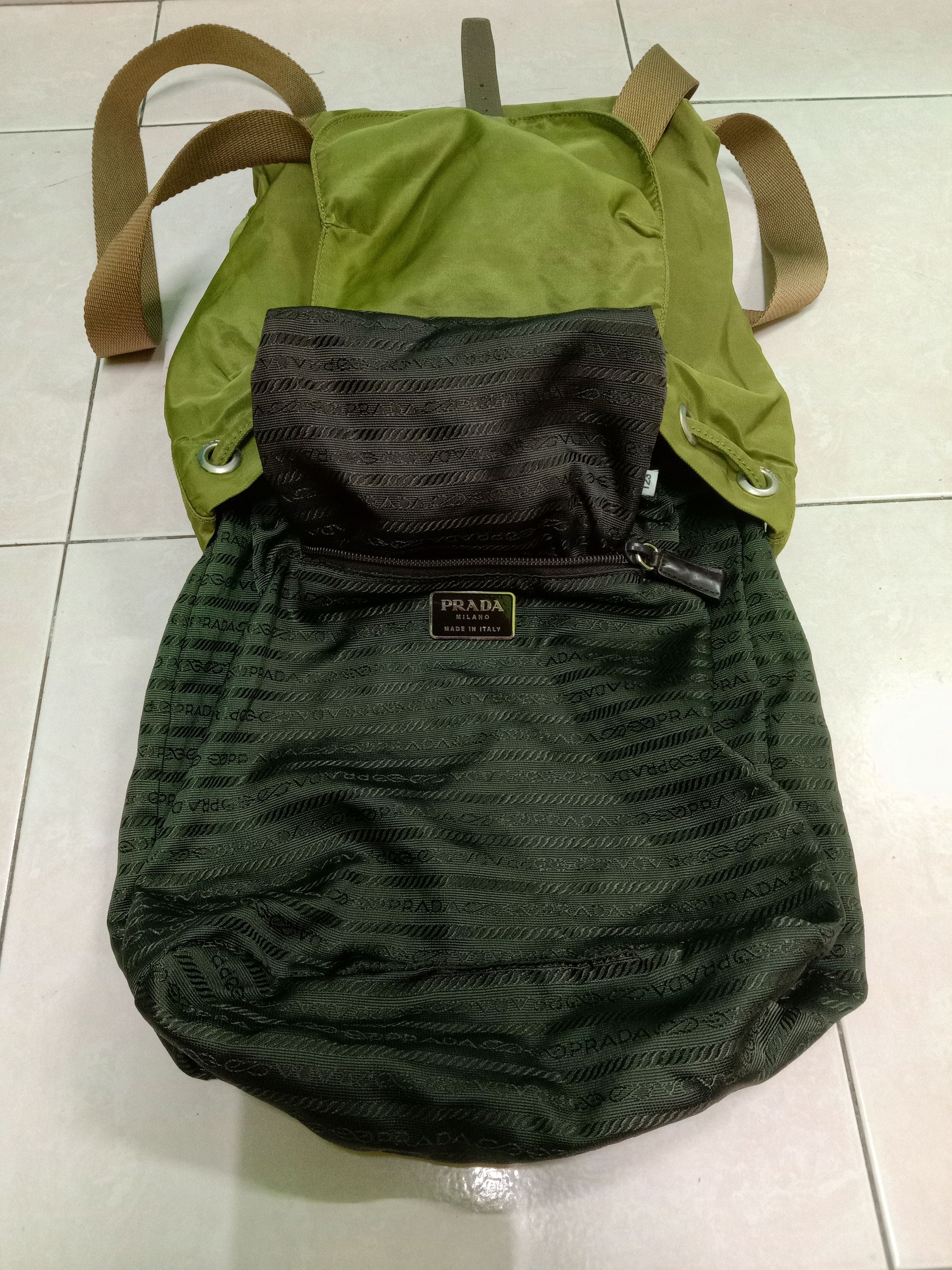 Prada Authentic Prada Small Size Nylon Backpack Size ONE SIZE - 7 Thumbnail