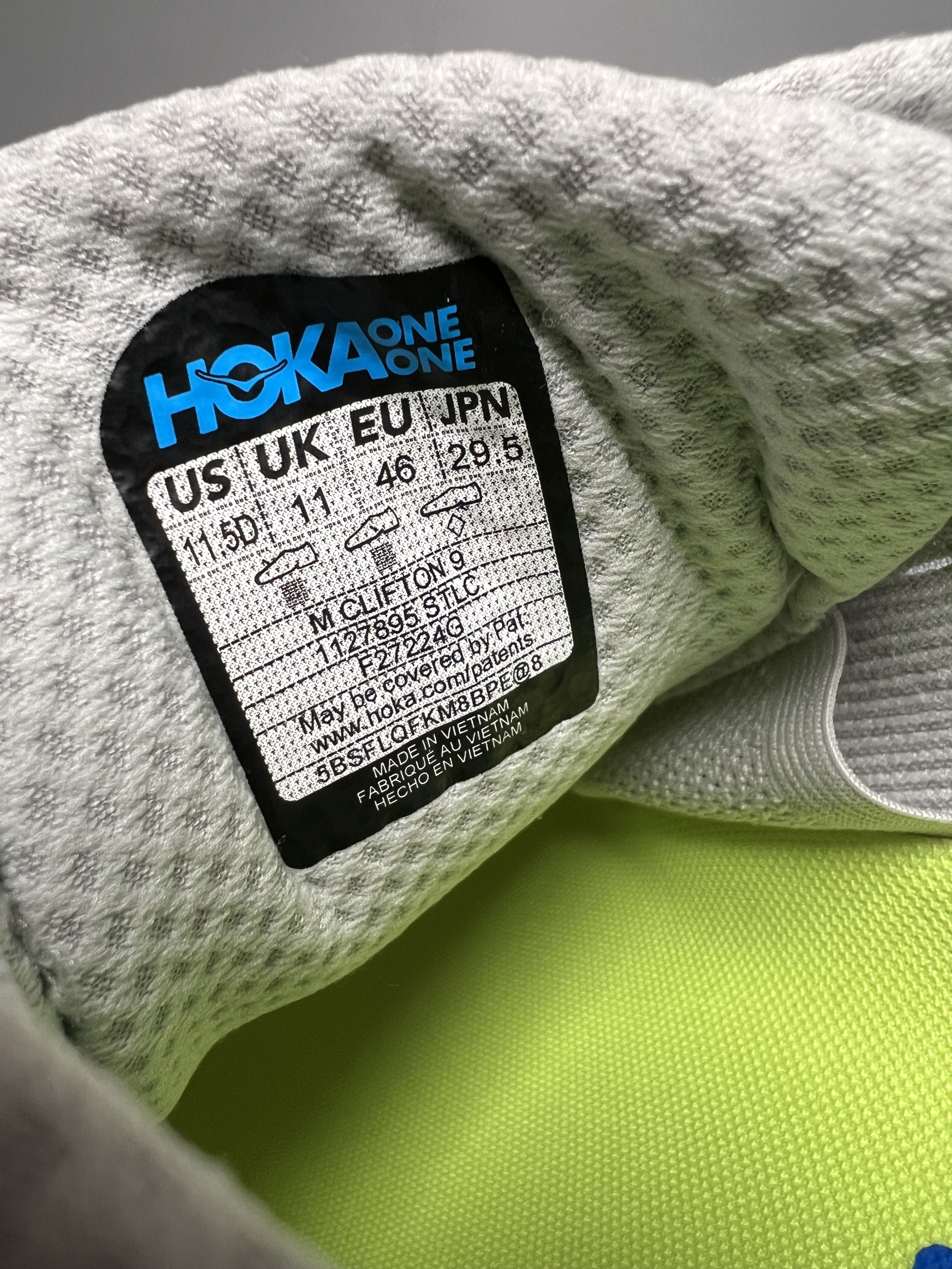Hoka 11.5D Hoka One One Clifton 9 Running Shoes Walking Gym Size US 11.5 / EU 44-45 - 12 Thumbnail