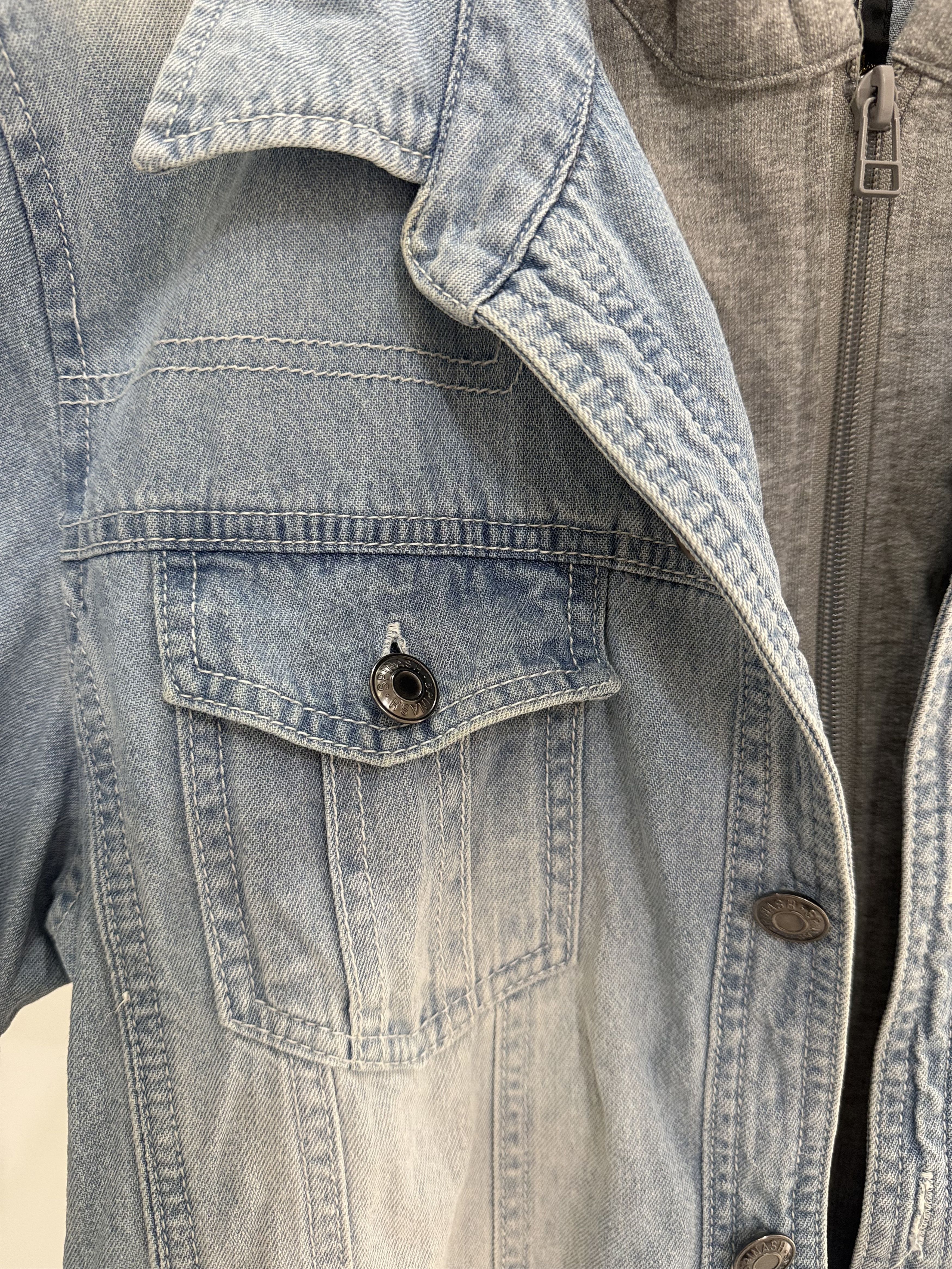 Japanese Brand Spinash Grunge Ifsixwasnine Japanese Brand Hooded Shirt Size US M / EU 48-50 / 2 - 3 Thumbnail