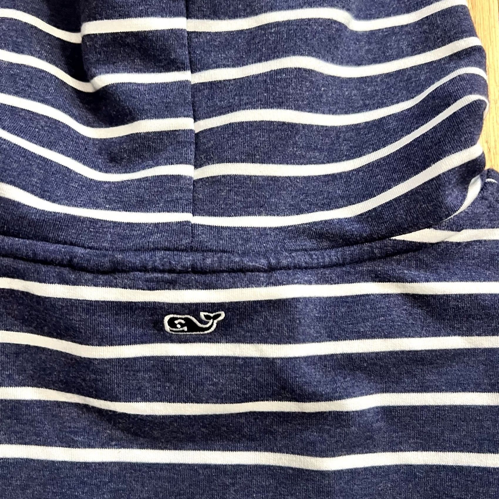 Vineyard Vines Vineyard Vines Shep Shirt Womens Medium Blue Stripe Hooded Shirt Size M / US 6-8 / IT 42-44 - 4 Thumbnail