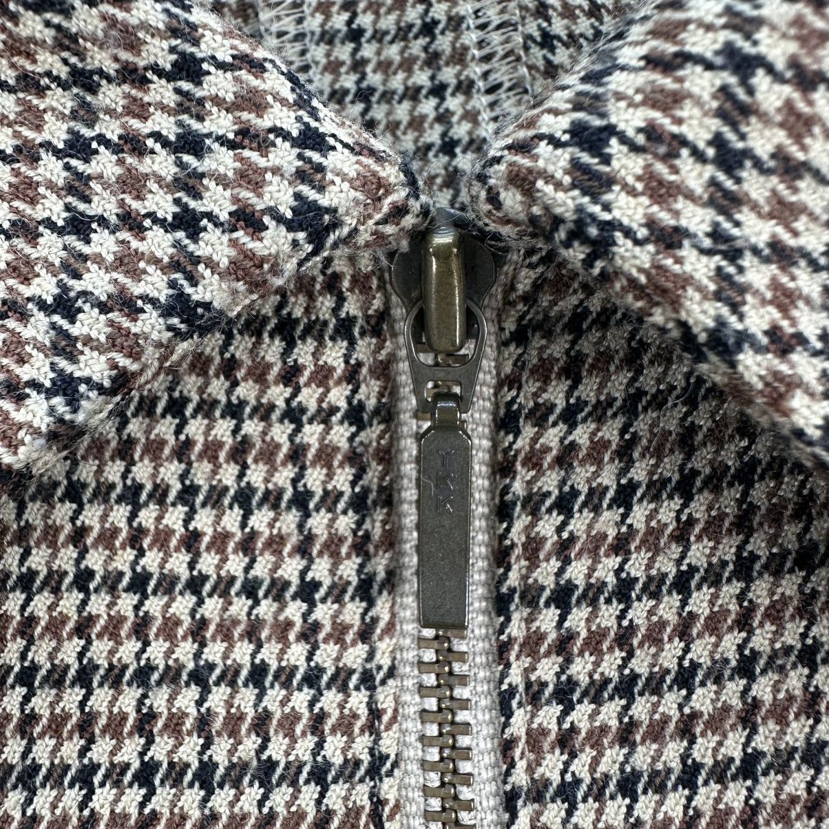 Japanese Brand Vintage 80's Rockabilly Style Zipper Houndstooth Jacket Size US XS / EU 42 / 0 - 10 Thumbnail