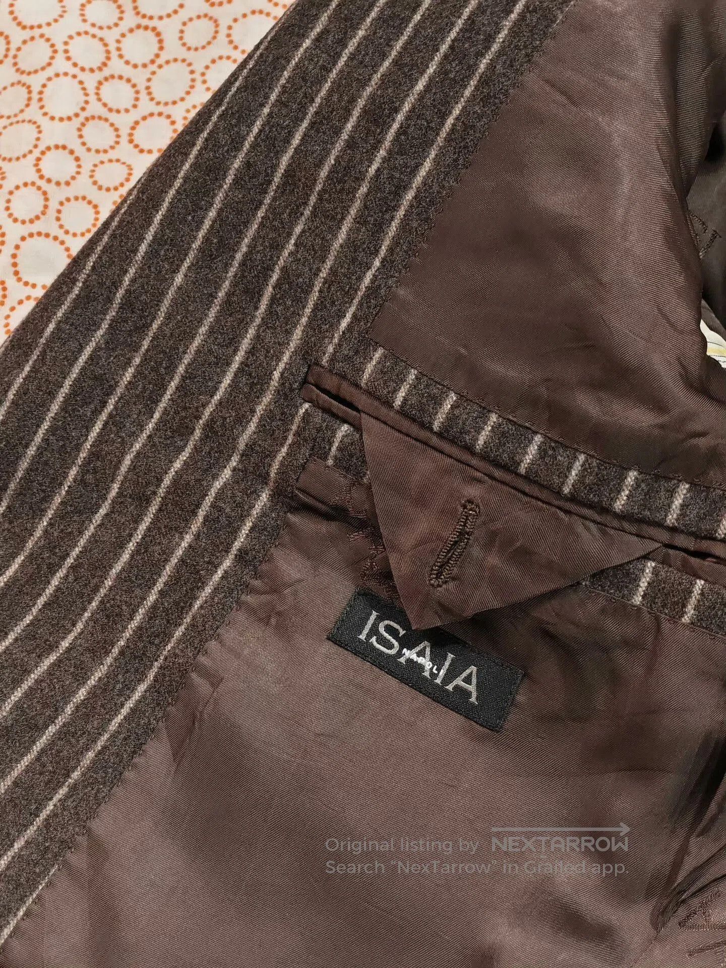 Isaia Isaia Wool Blazer with Stripes. Size US S / EU 44-46 / 1 - 7 Thumbnail
