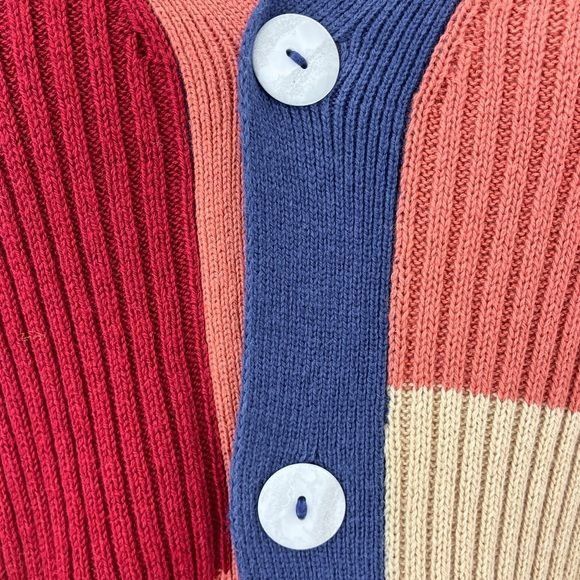 The Elder Statesman THE ELDER STATESMAN BATCH BLOCK CARDIGAN IN MULTI size M Size M / US 6-8 / IT 42-44 - 4 Thumbnail