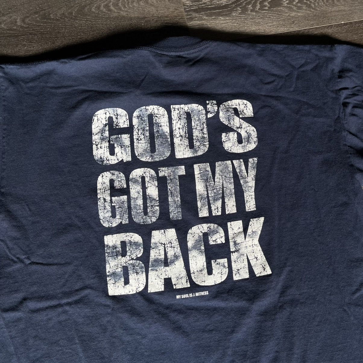 Vintage Vintage Jesus No Weapon Formed Against Me Shall Prosper Tee Size US XL / EU 56 / 4 - 4 Thumbnail