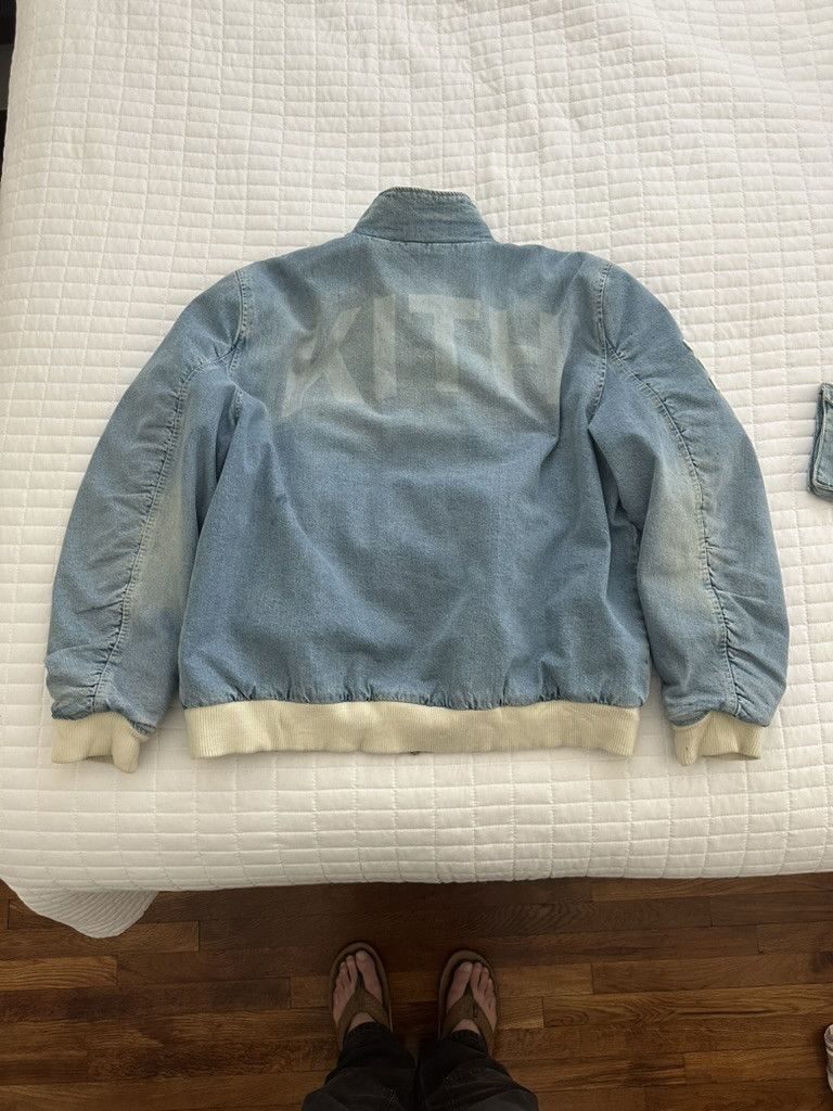 Kith Kith Denim Aviation Bomber Jacket Hosu 2.0 Wash Size US XL / EU 56 / 4 - 9 Thumbnail