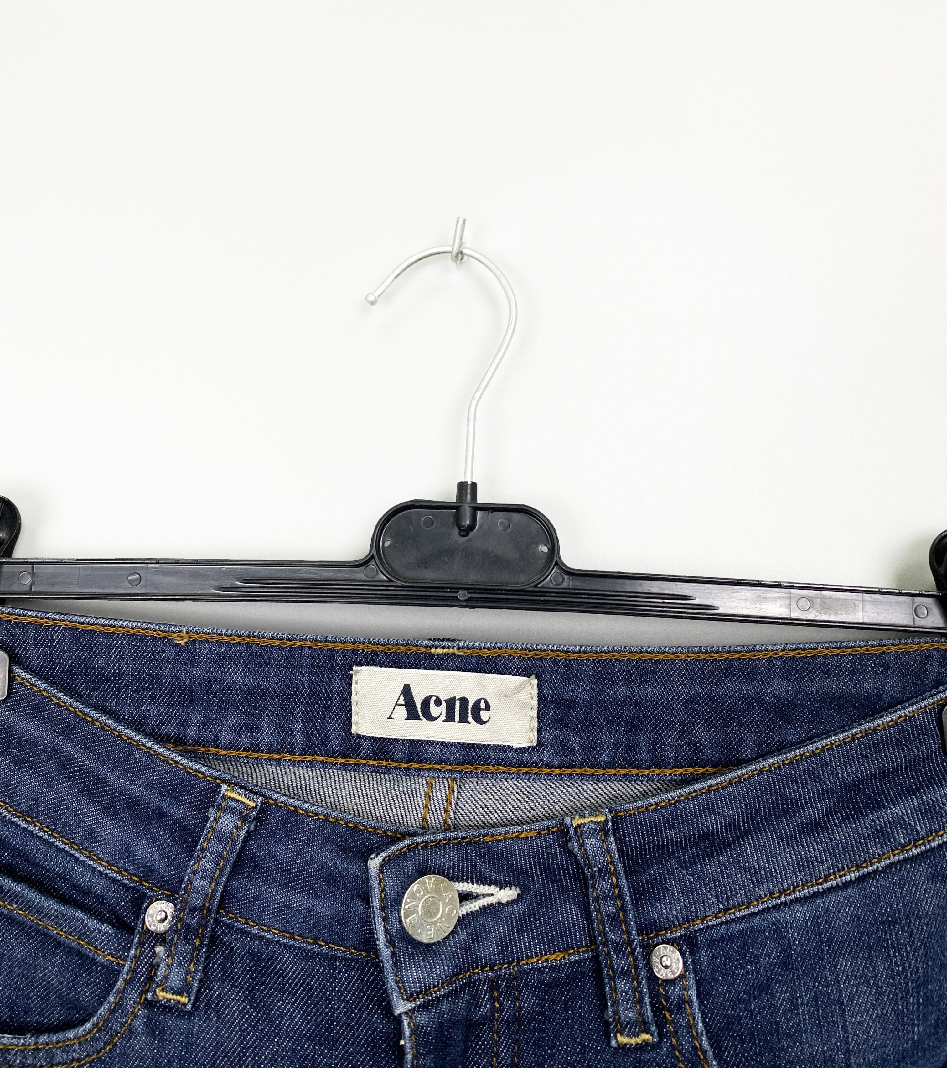 Acne Studios ACNE Hex Prod Denim Jeans Leather Patch W27 L32 Size US 27 - 3 Thumbnail