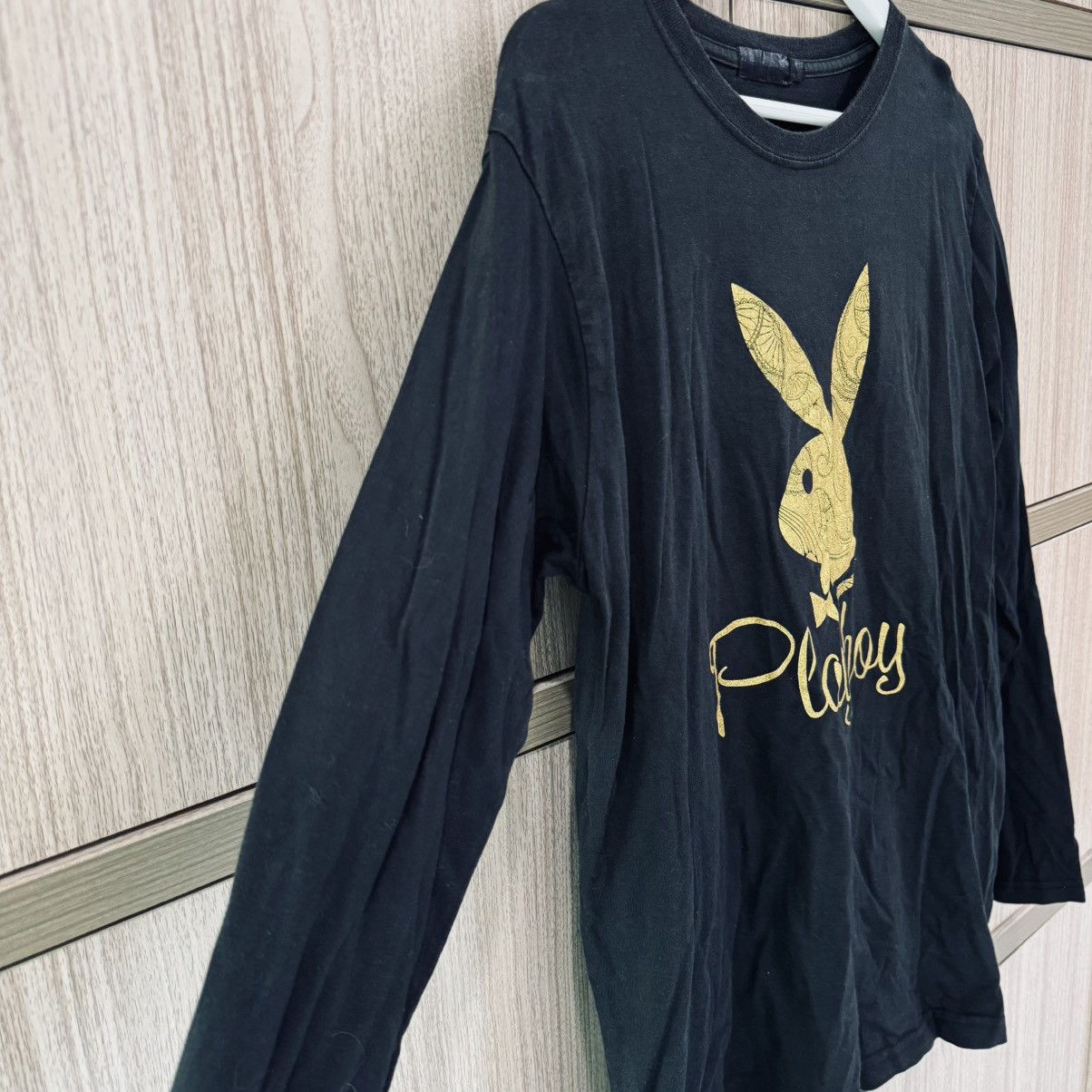 Playboy Playboy Gold Color Print Long Sleeve Tee Size US M / EU 48-50 / 2 - 3 Thumbnail