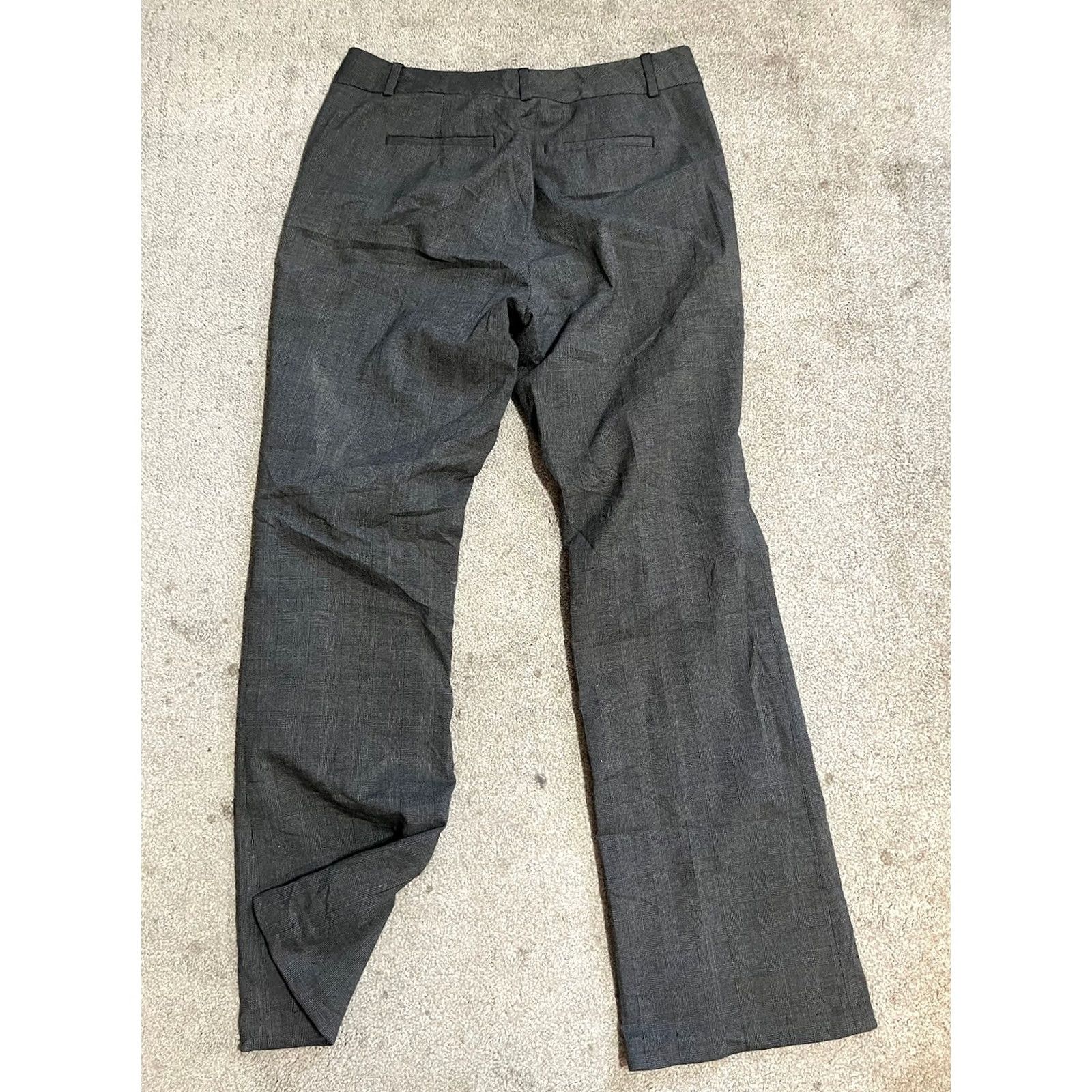 Banana Republic Banana Republic Dress Pants Martin-Fit Cotton Gray Size 8 Womens Pants Straight Lined Dress Pants, Workwear, Business, Casual, Classic Size 30" / US 8 / IT 44 - 4 Thumbnail