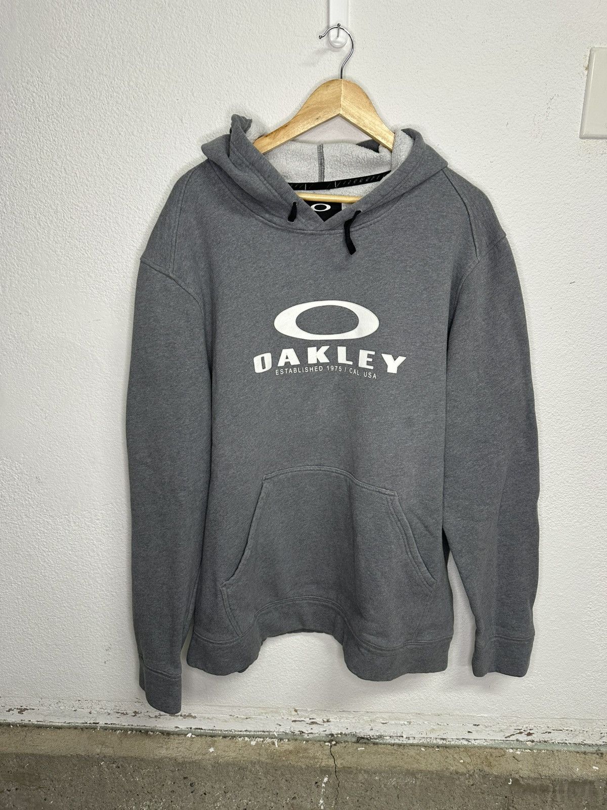 Oakley Oakley Logo gray hoodie Size US XXL / EU 58 / 5 - 1 Thumbnail