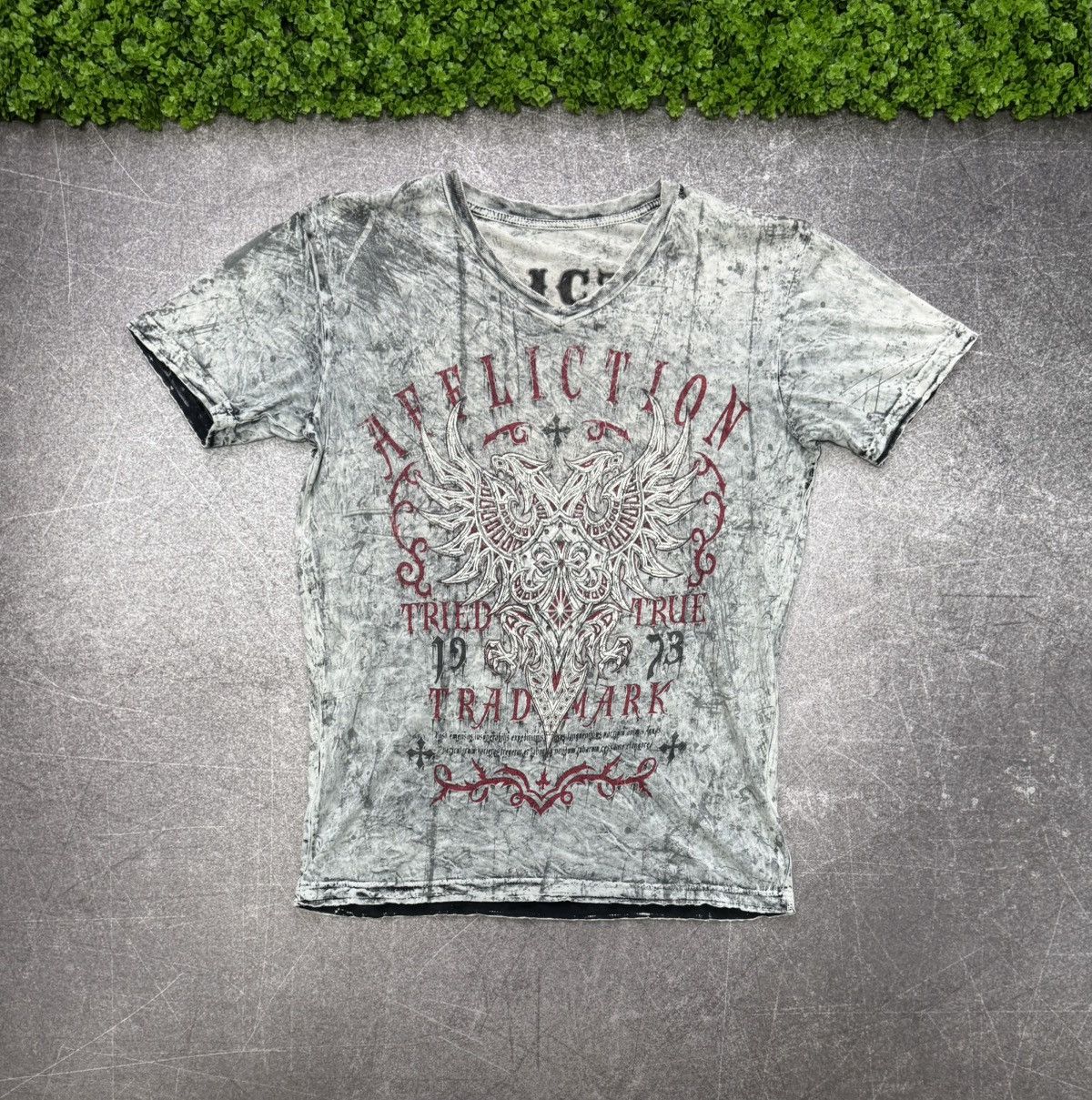 Affliction Vintage Y2K Affliction Reversible Tee Shirt Size US M / EU 48-50 / 2 - 4 Thumbnail
