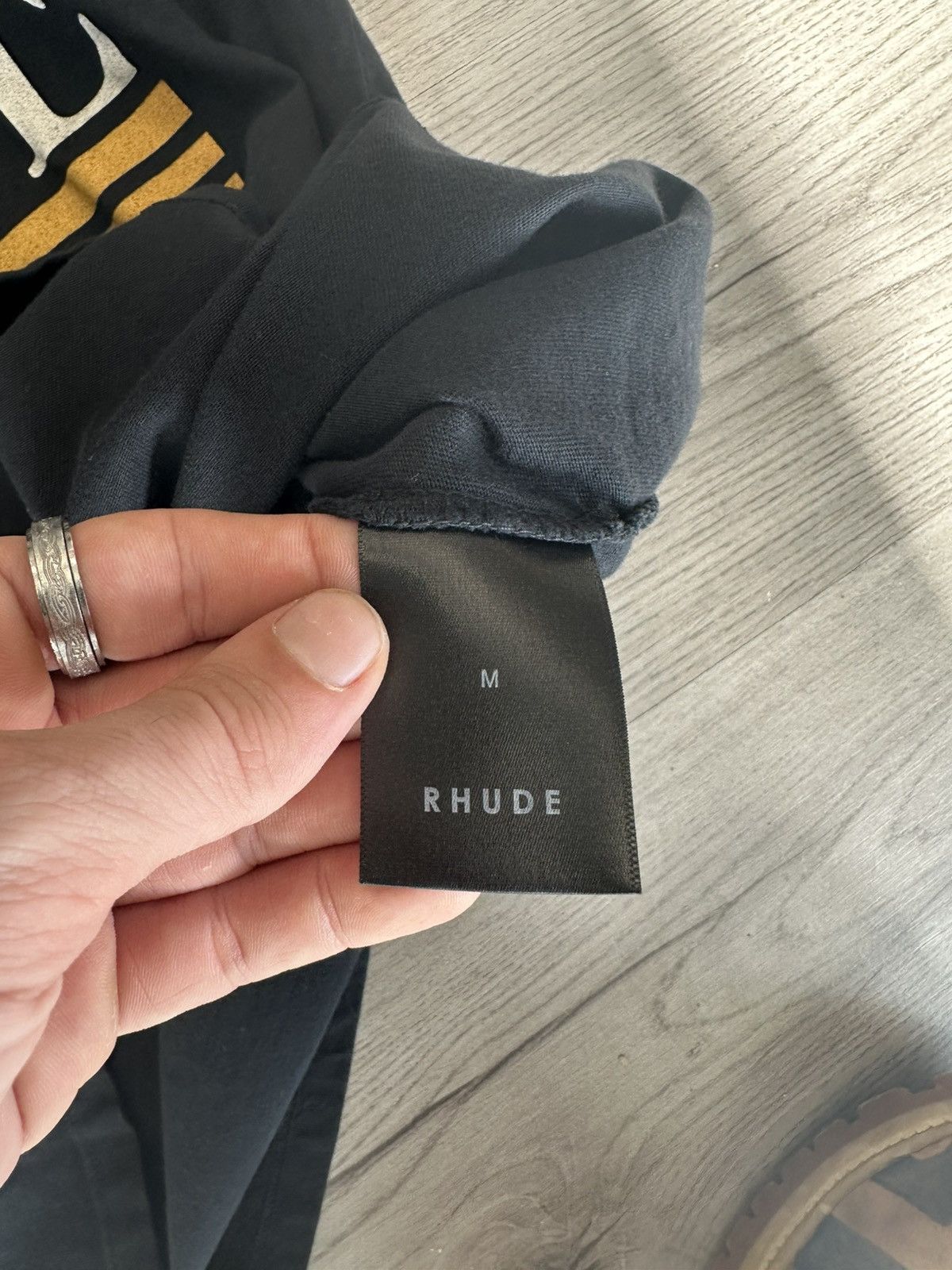 Rhude Rhude St. Barths Tee Black Size US M / EU 48-50 / 2 - 3 Thumbnail