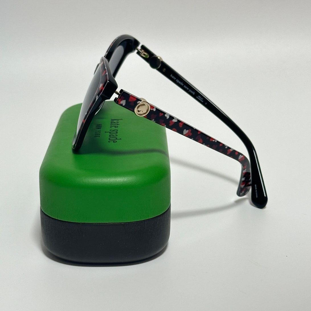 Kate Spade Kate Spade Heart Amiyah/G/S Heart 56 MM Butterfly Sunglasses Size ONE SIZE - 3 Thumbnail