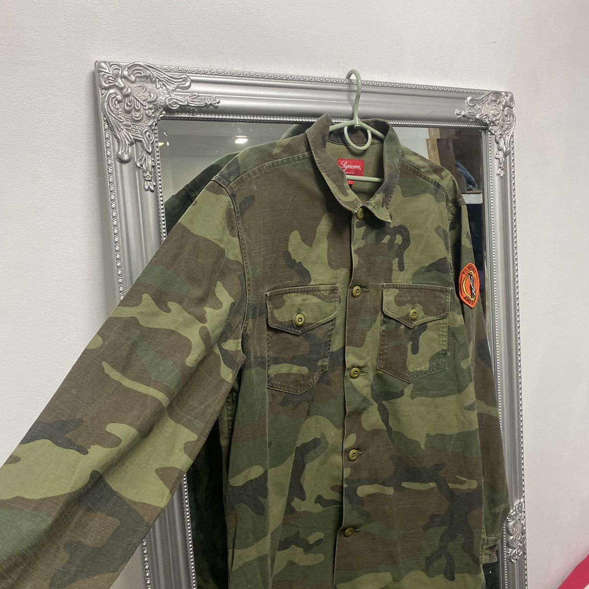 Supreme Supreme Military “Army” Overshirt Jacket Vintage Size US L / EU 52-54 / 3 - 4 Thumbnail