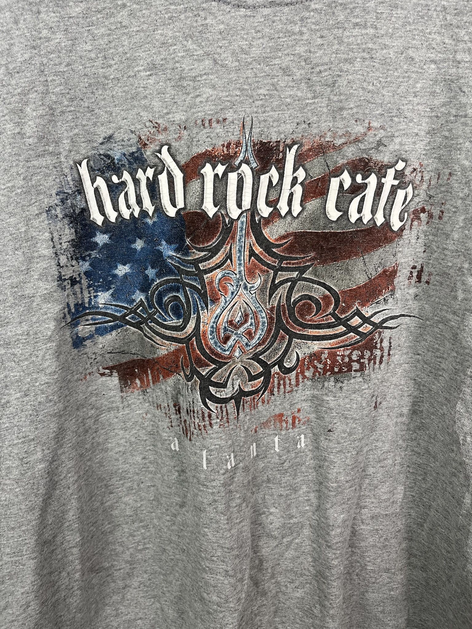 Hard Rock Cafe Vintage Y2K Affliction Style Hard Rock Cafe Atlanta Tribal T Shirt Size L Size US L / EU 52-54 / 3 - 1 Thumbnail