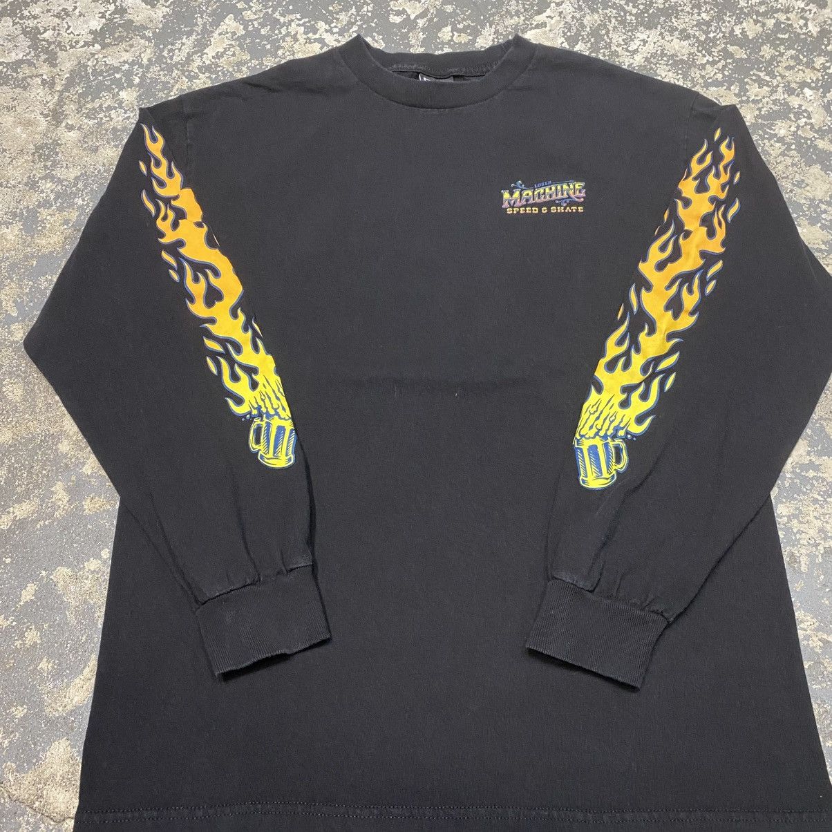 Other Y2K Speed And Skate Flame Beer Long Sleeve Tshirt Size US M / EU 48-50 / 2 - 7 Thumbnail